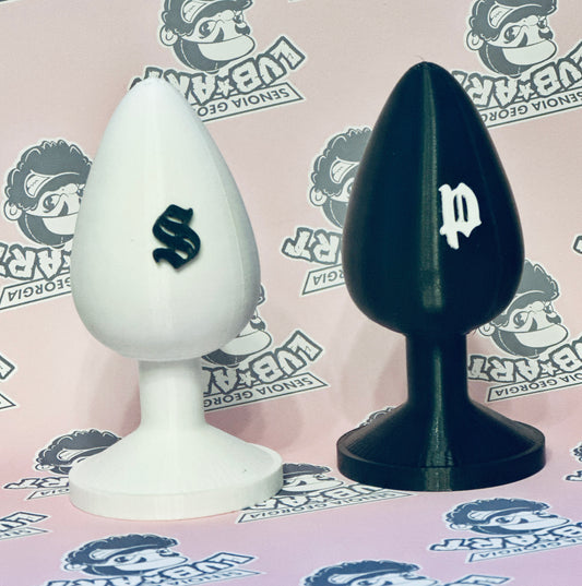 Butt Plug 3D Printed Salt & Pepper Shakers