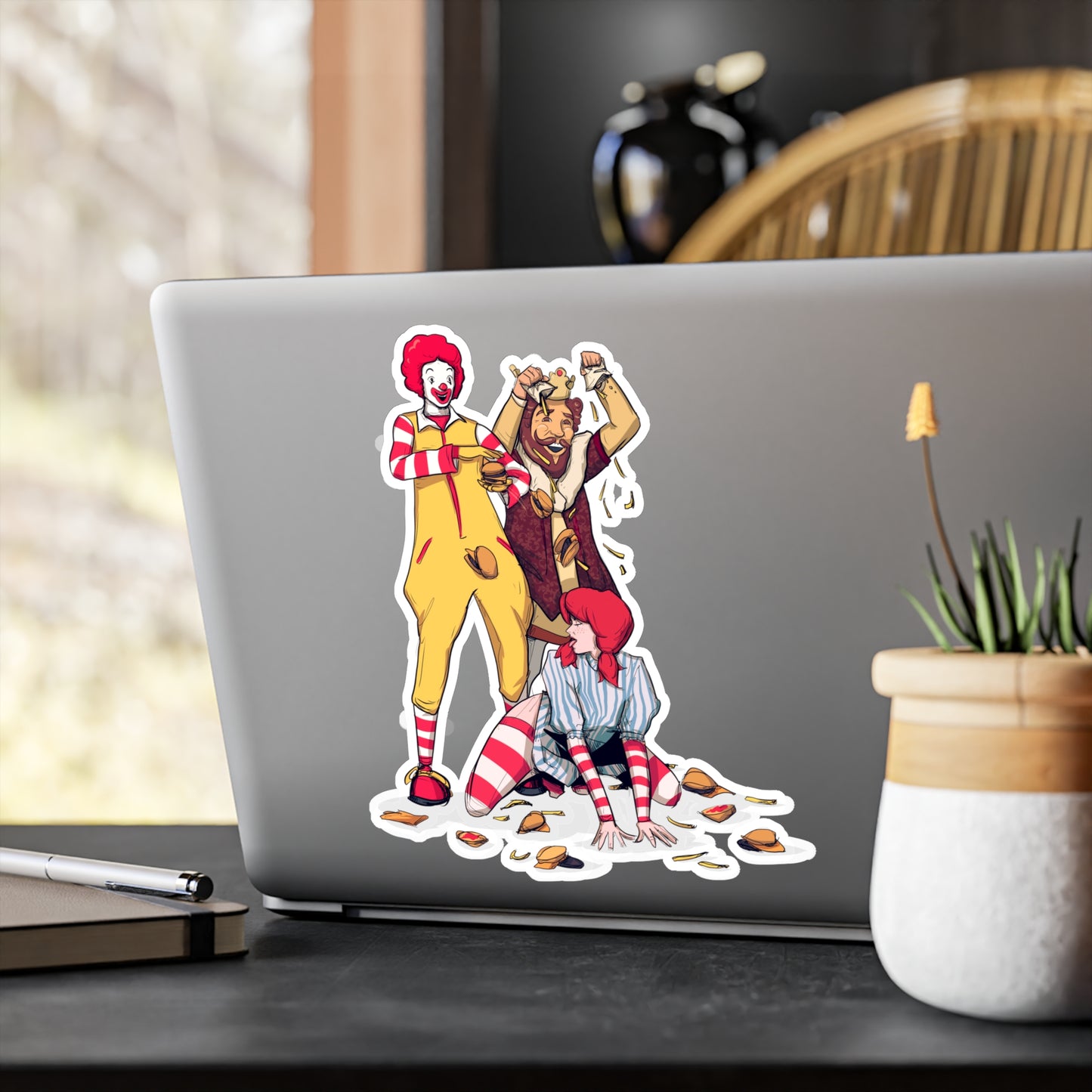Burgers & Fries Kiss-Cut Vinyl Decal