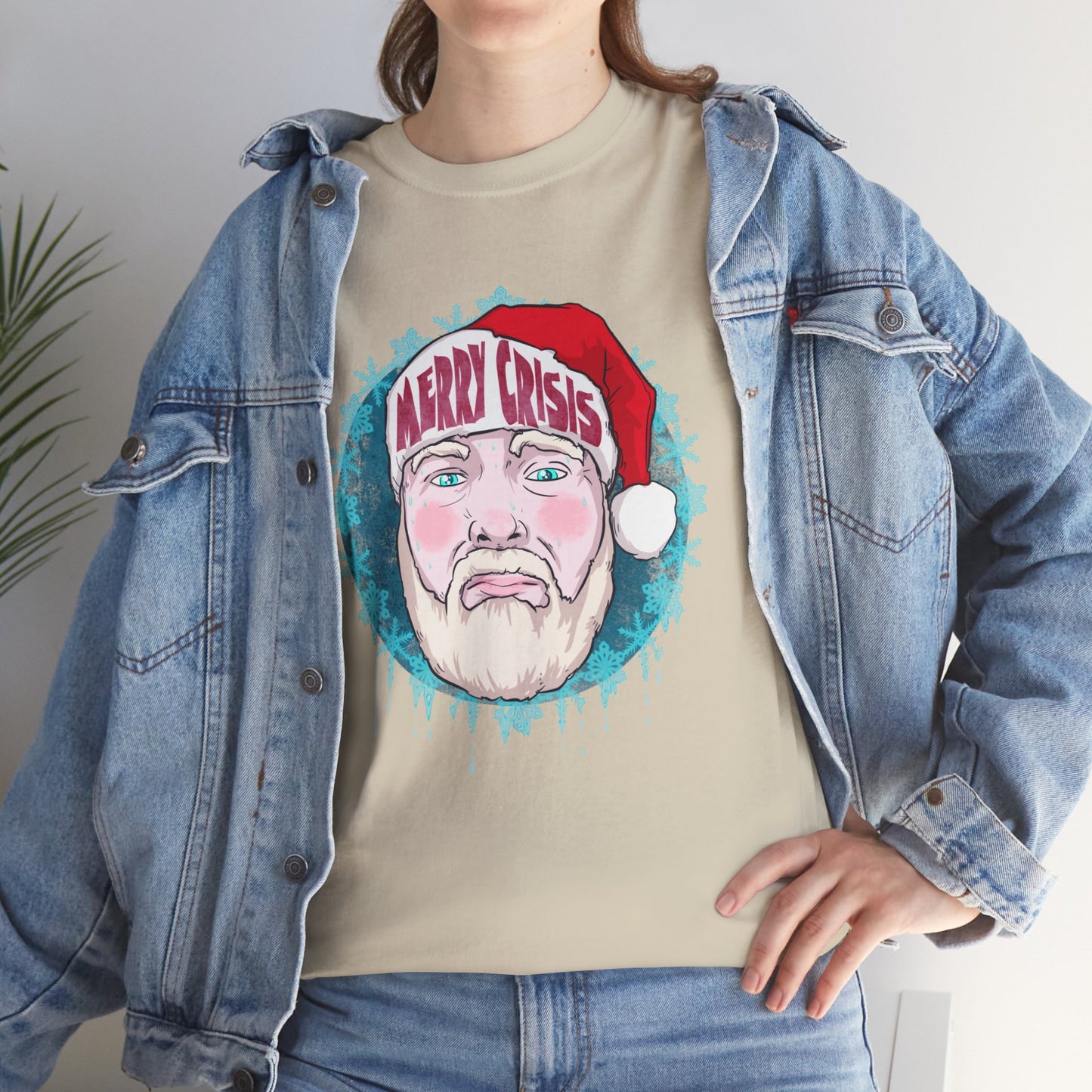 Merry Crisis Unisex Heavy Cotton Tee