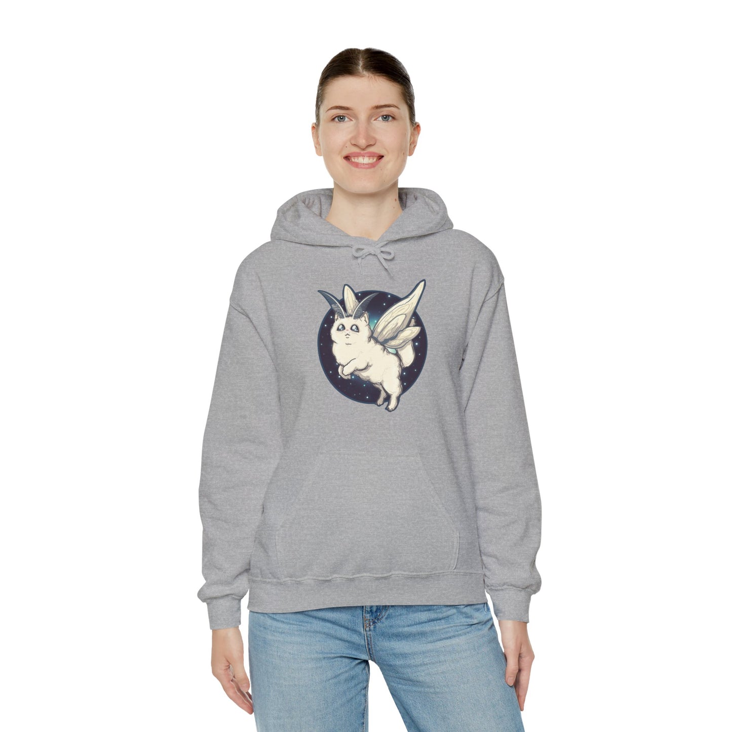 Kitty Moth Unisex Heavy Blend Hooded Sweatshirt