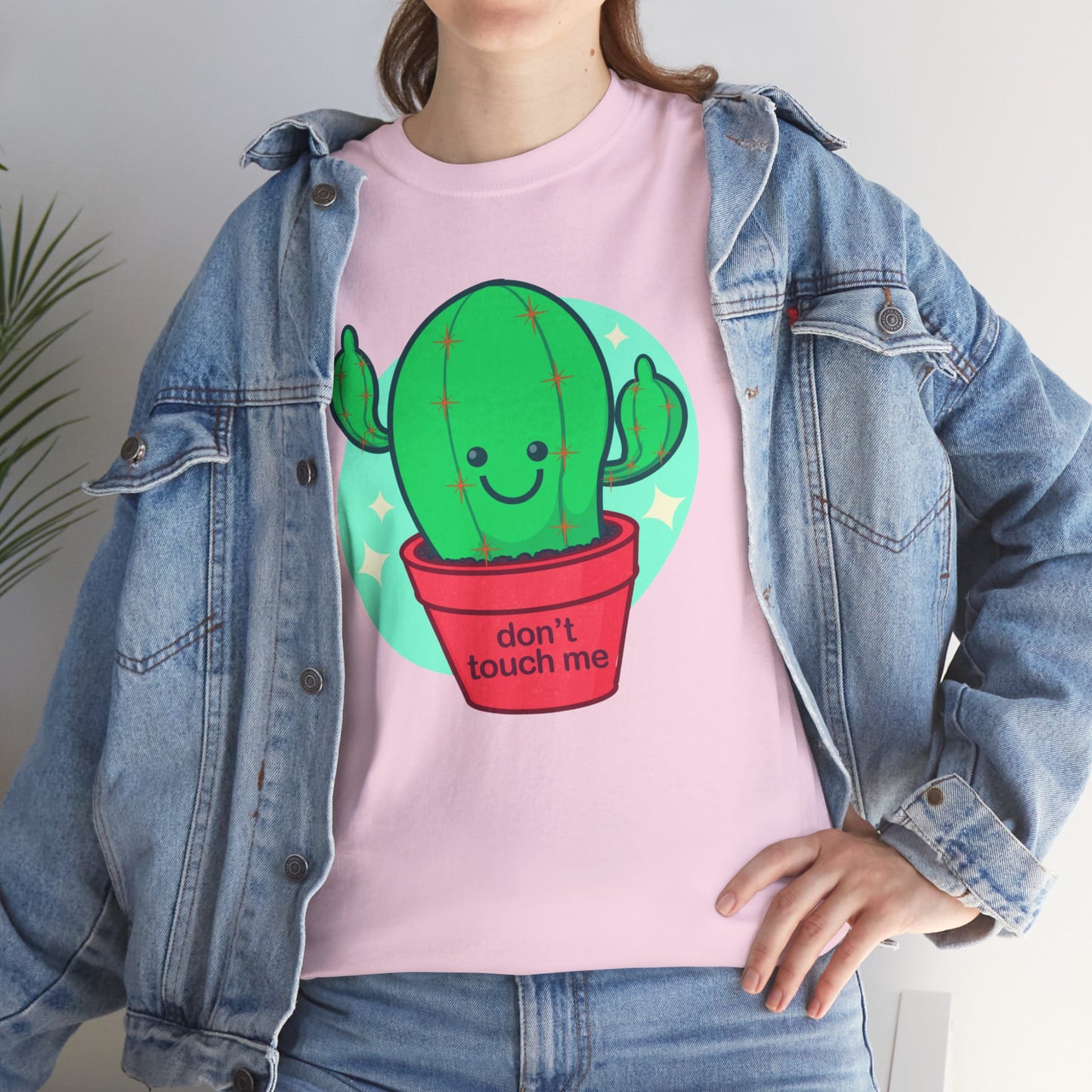 Don't Touch Me Unisex Heavy Cotton Tee