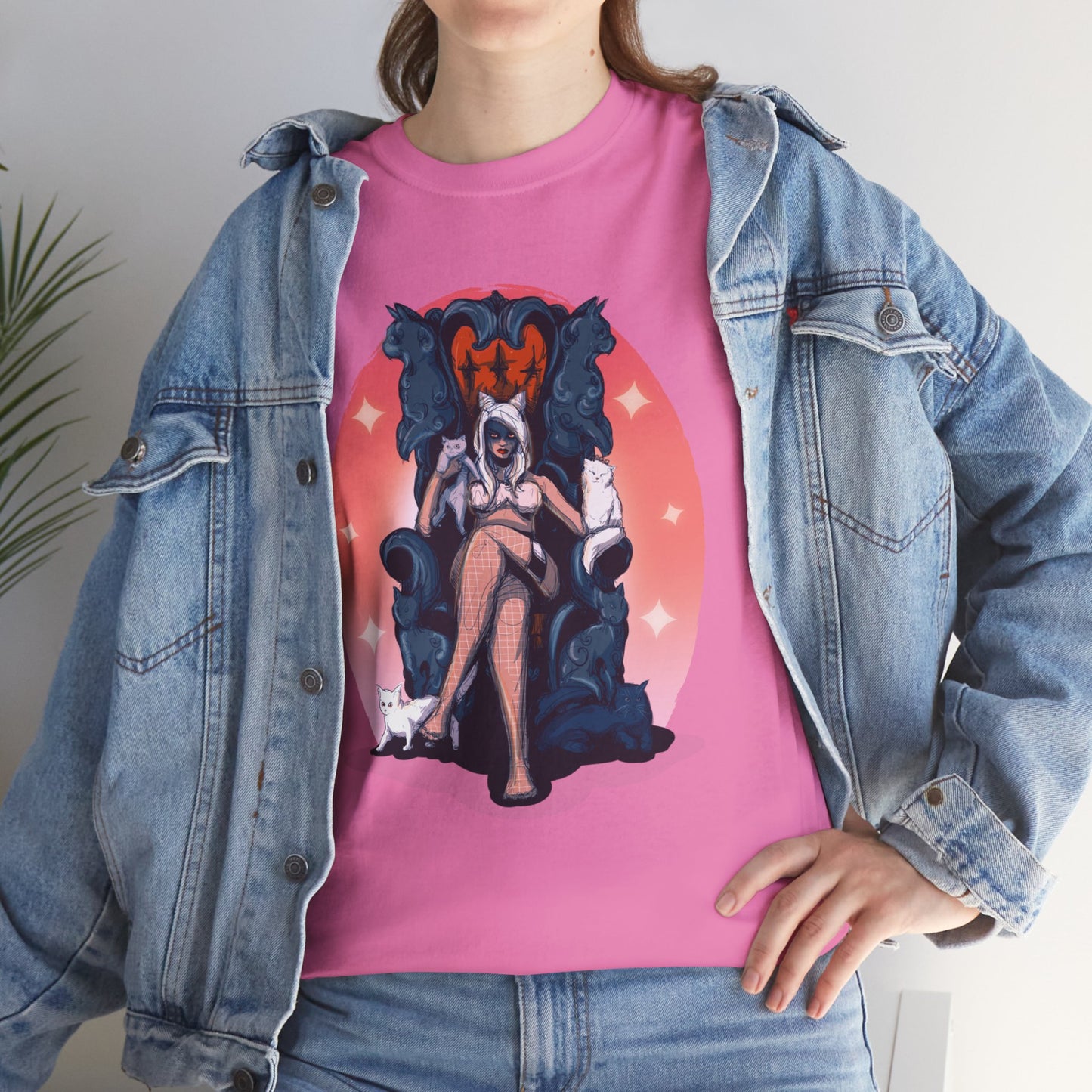 Kitty Queen Unisex Heavy Cotton Tee