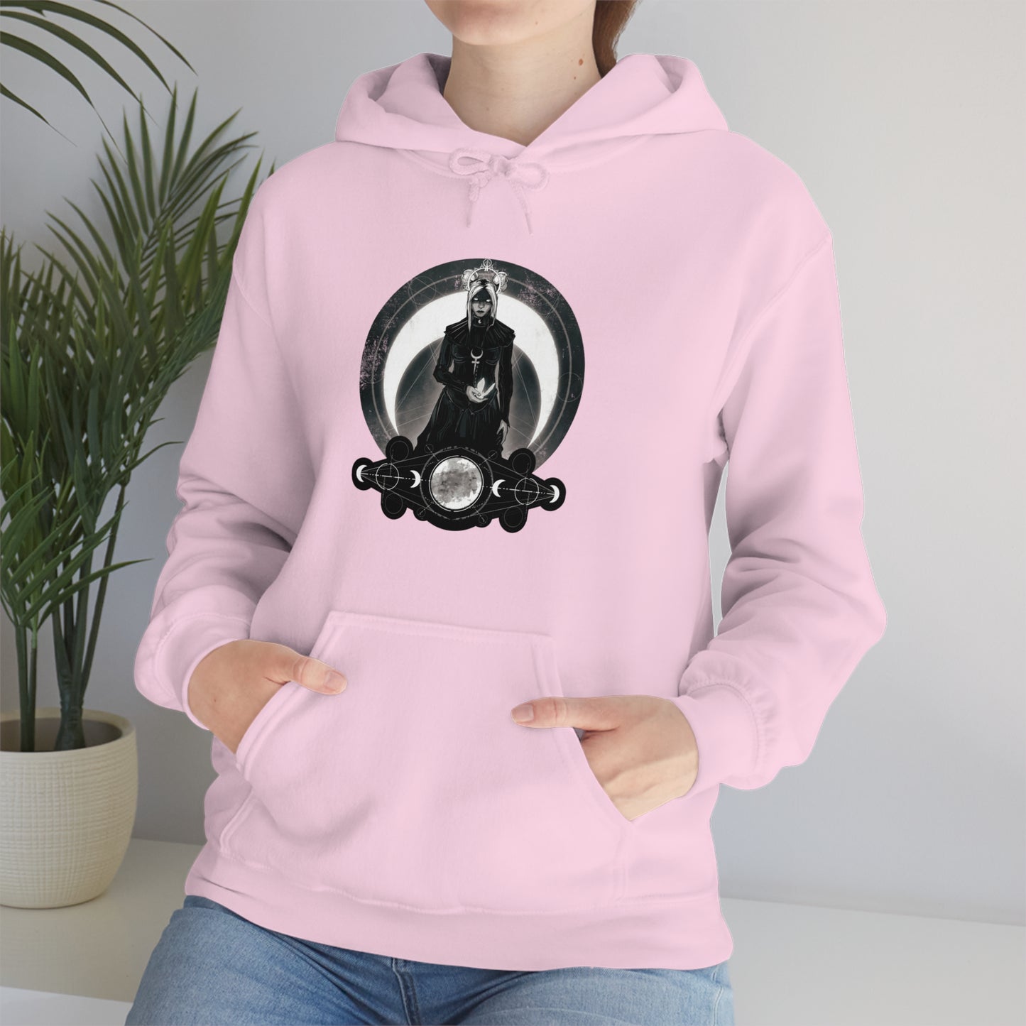 Moon Goddess Unisex Heavy Blend Hooded Sweatshirt