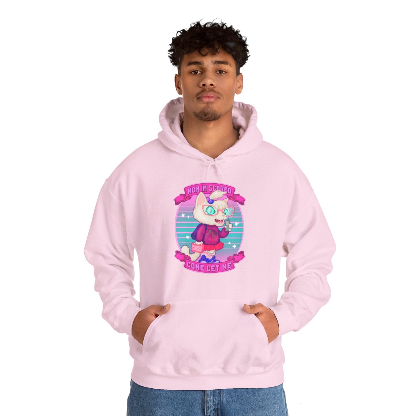 Mom I'm Scared Unisex Heavy Blend Hooded Sweatshirt