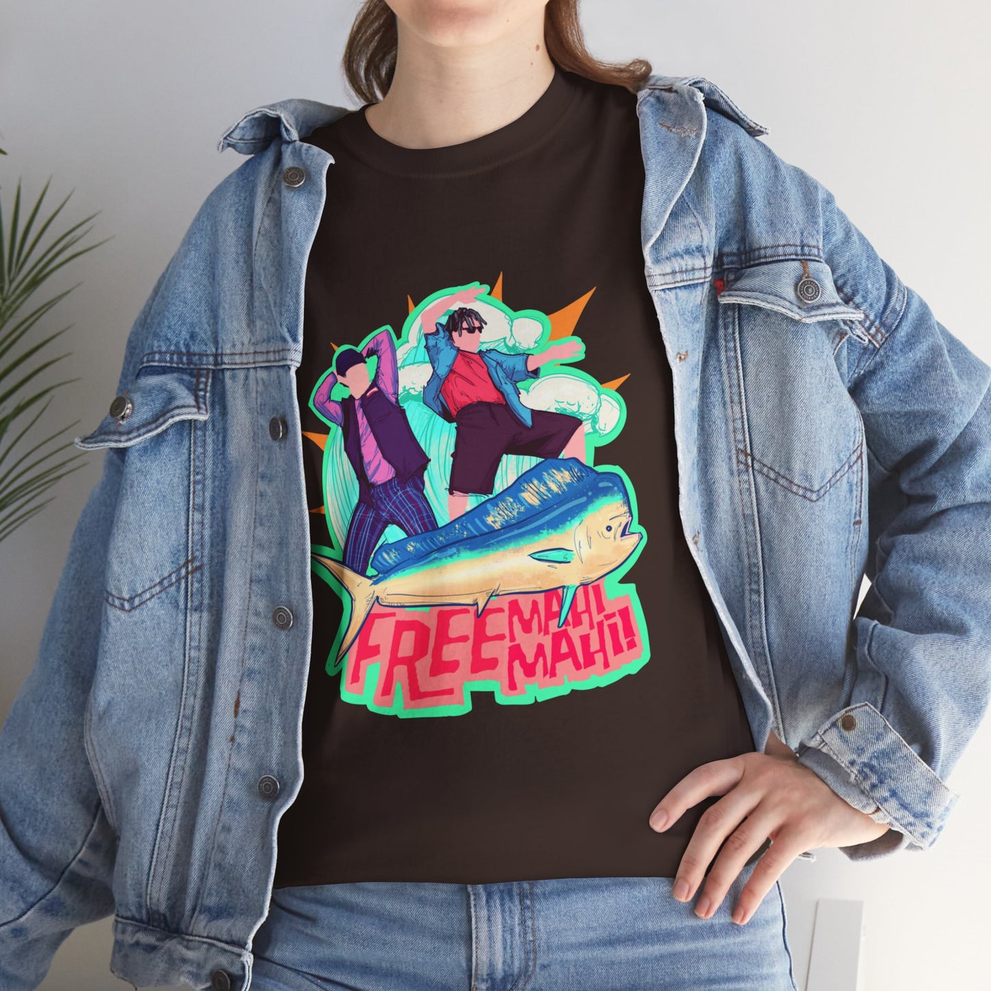 Free Mahi Mahi Unisex Heavy Cotton Tee