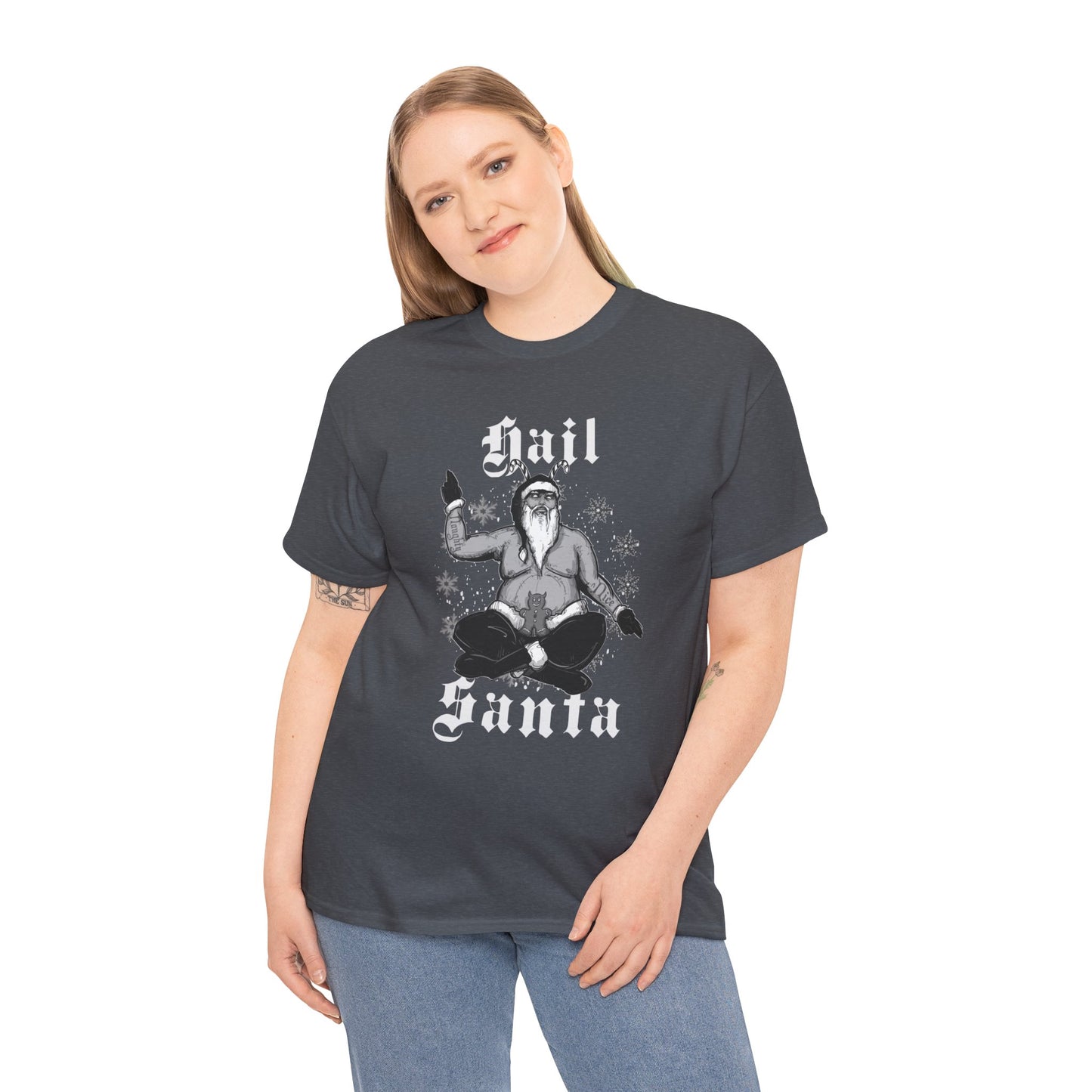 Hail Santa II Unisex Heavy Cotton Tee