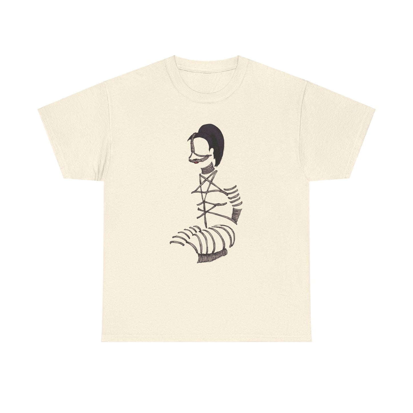 Rope Minimalism Unisex Heavy Cotton Tee