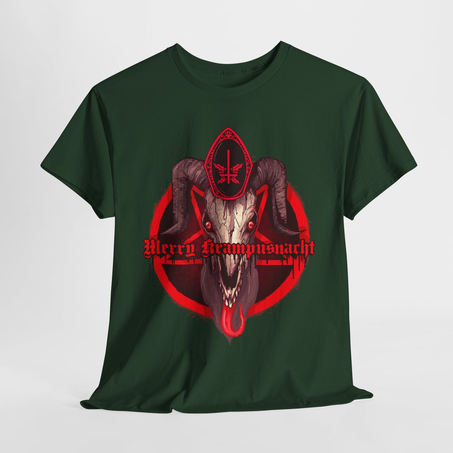 Merry Krampusnacht Unisex Heavy Cotton Tee