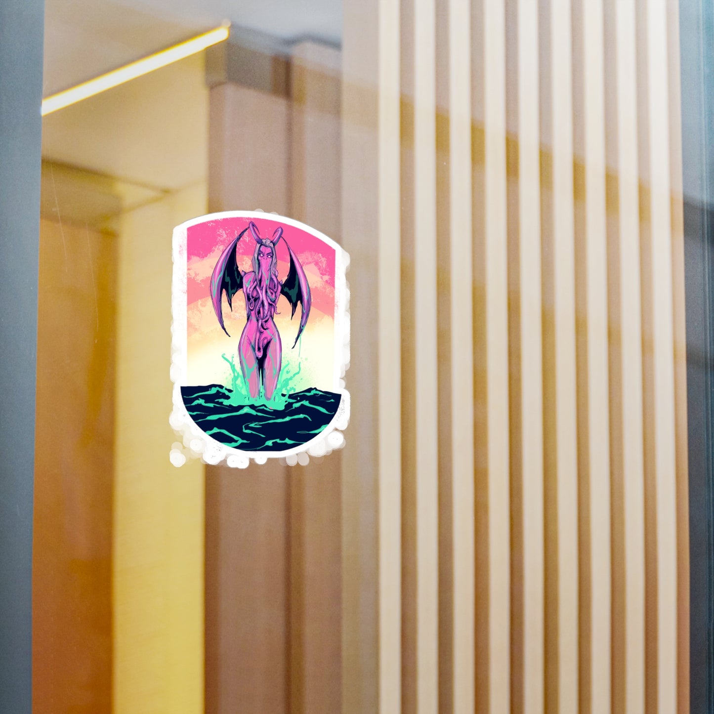 Lady Cthulhu Kiss-Cut Vinyl Decal