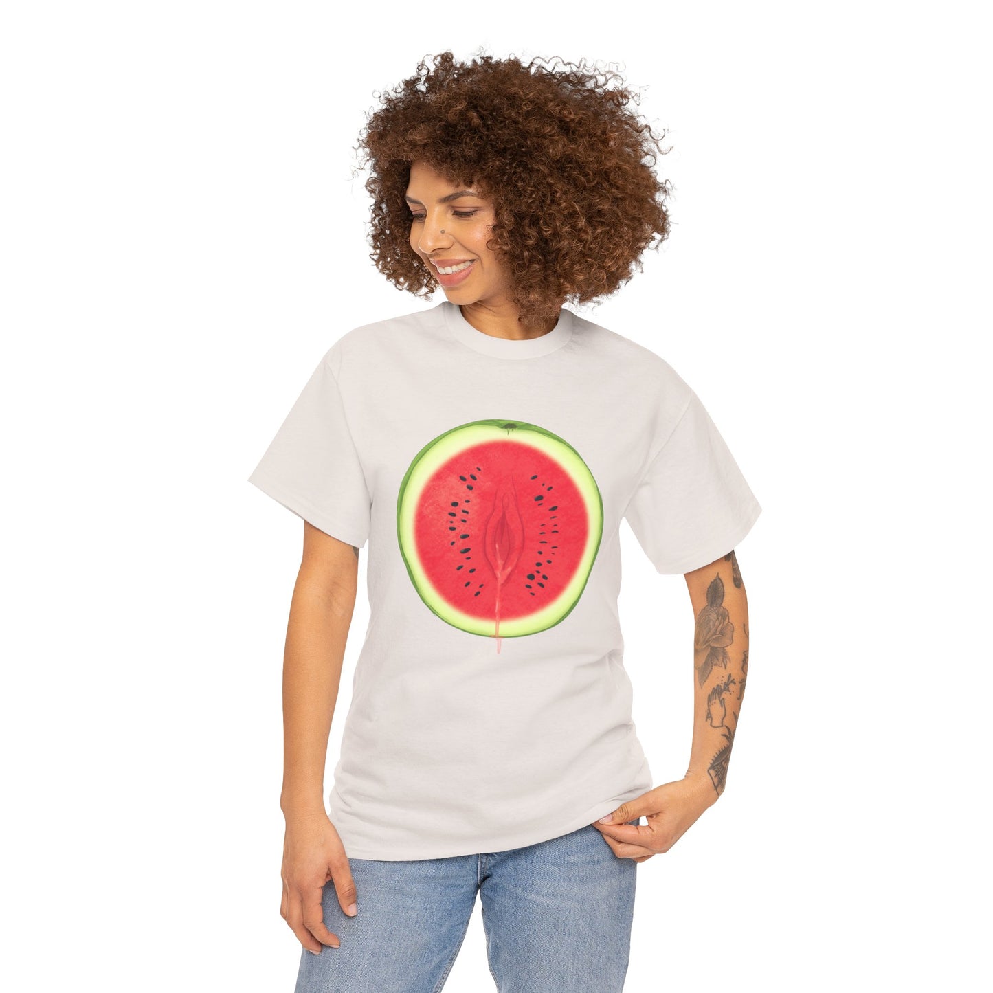 Juicy Watermelon Unisex Heavy Cotton Tee