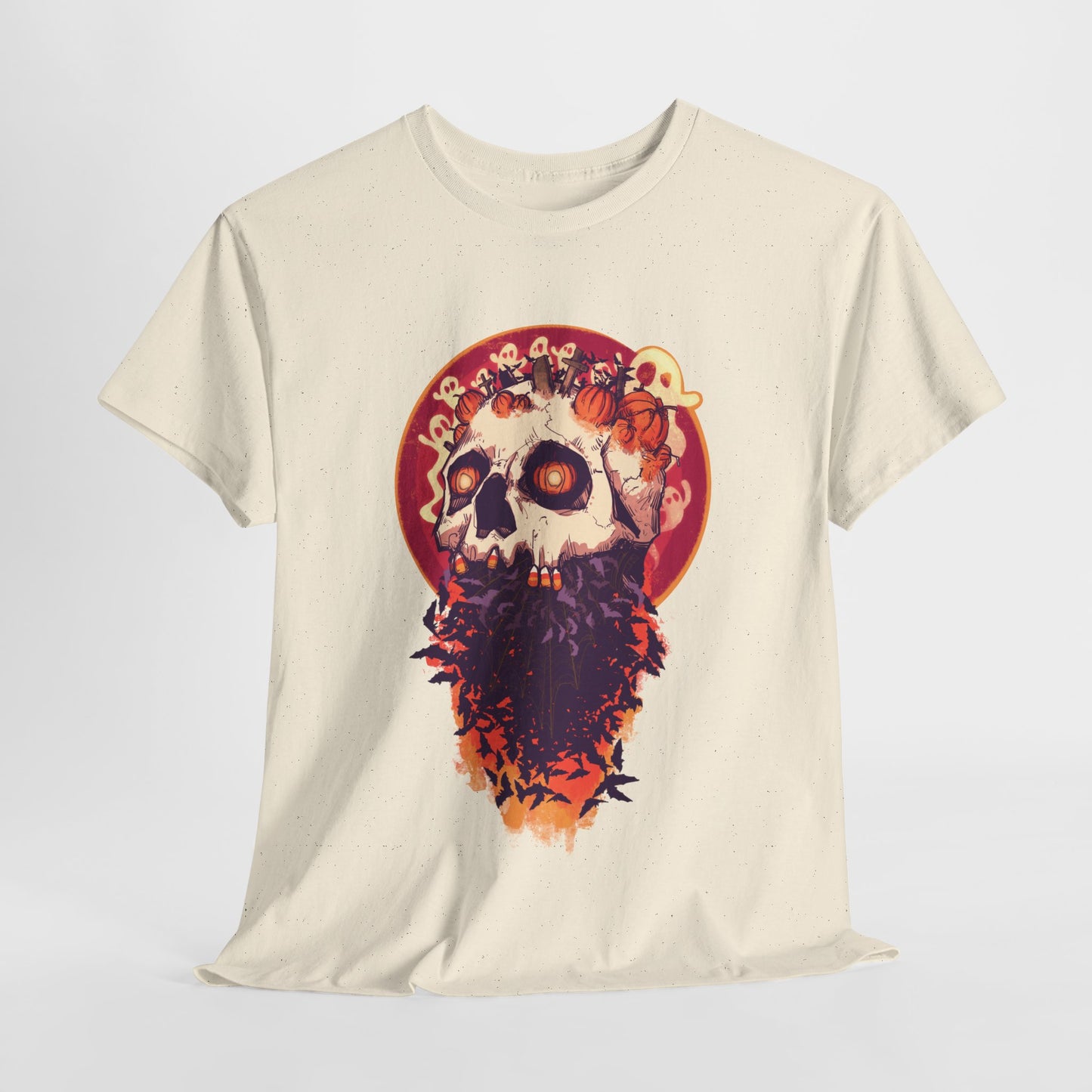 Elemental Skull Special Edition Halloween Unisex Heavy Cotton Tee