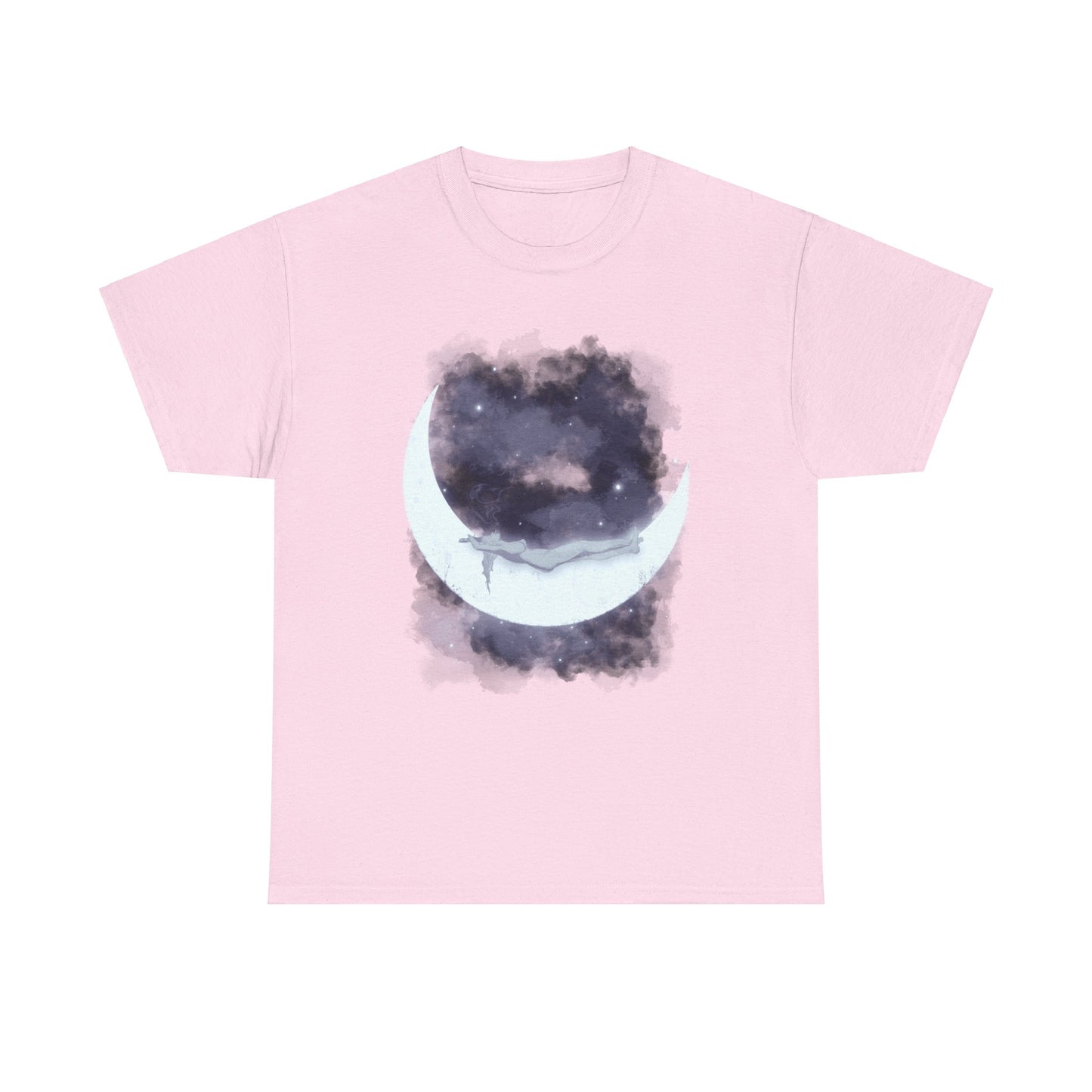 The Girl Who Loved The Moon Unisex Heavy Cotton Tee