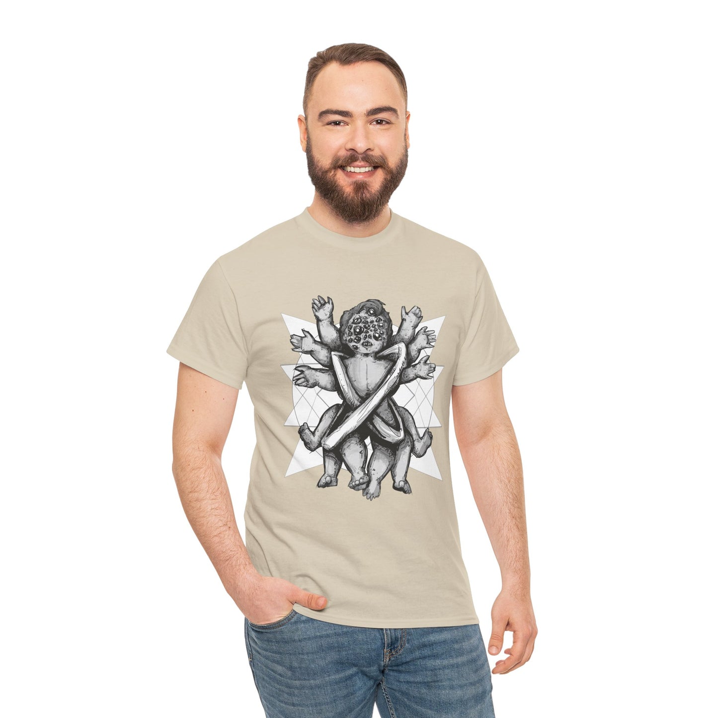 Biblically Accurate Baby Jesus Unisex Heavy Cotton Tee