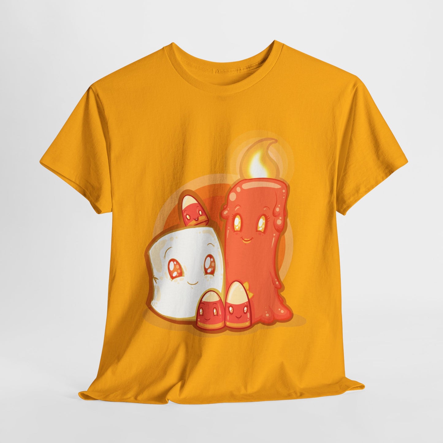 How Candy Corn Is Made Unisex Heavy Cotton Tee
