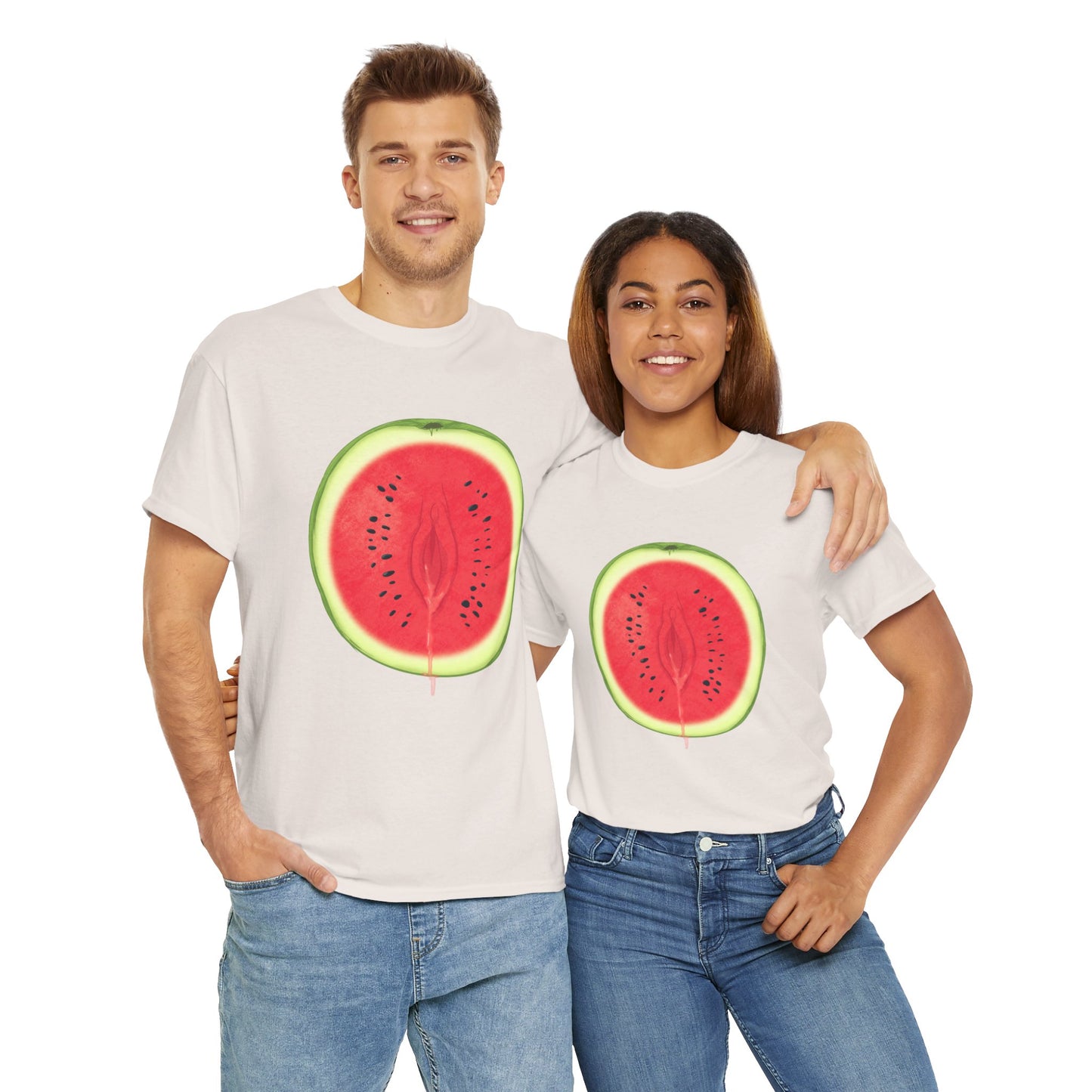 Juicy Watermelon Unisex Heavy Cotton Tee