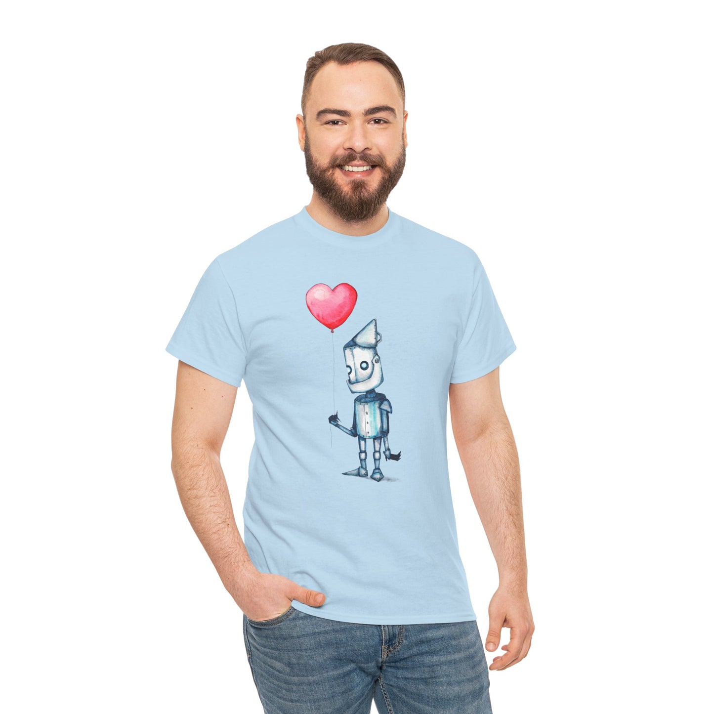 Tinman Gets A Heart Unisex Heavy Cotton Tee