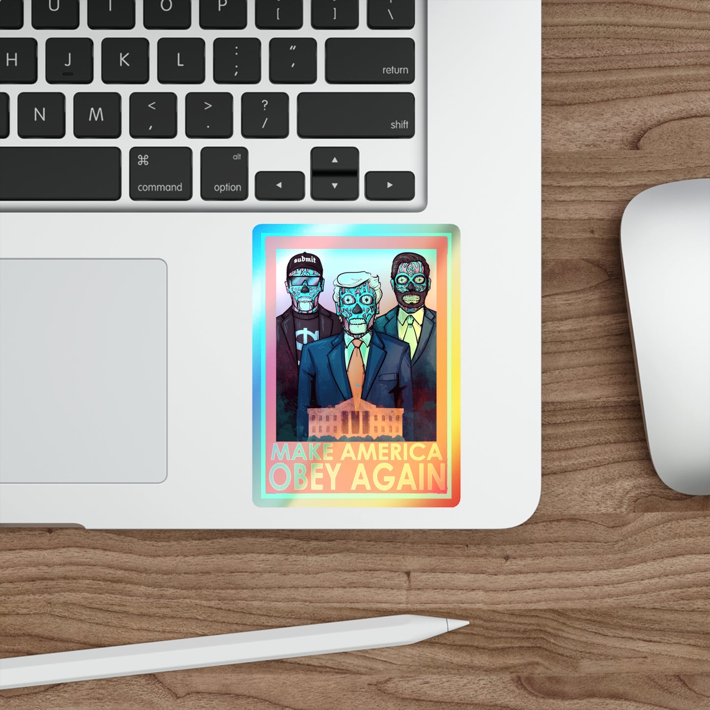 MAOA Holographic Die-cut Stickers