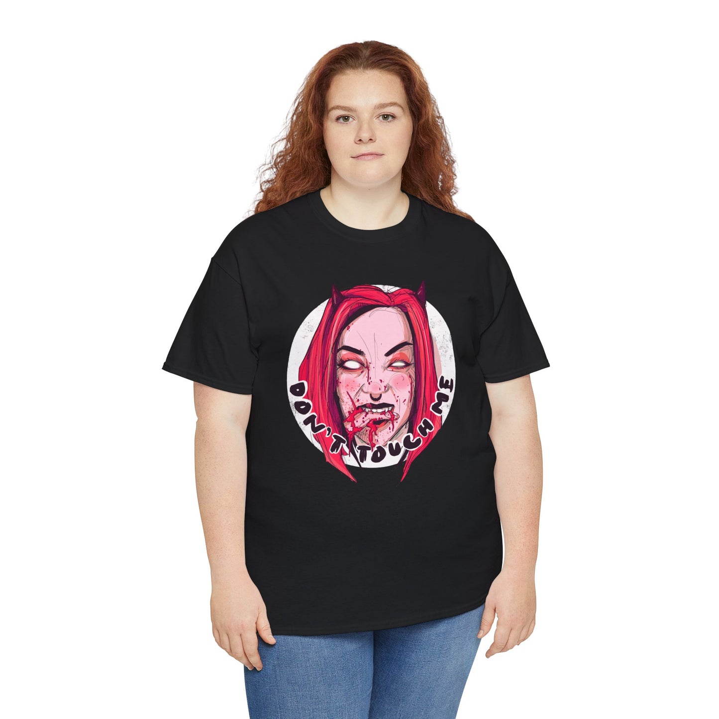 Don't Touch Me Unisex Heavy Cotton Tee