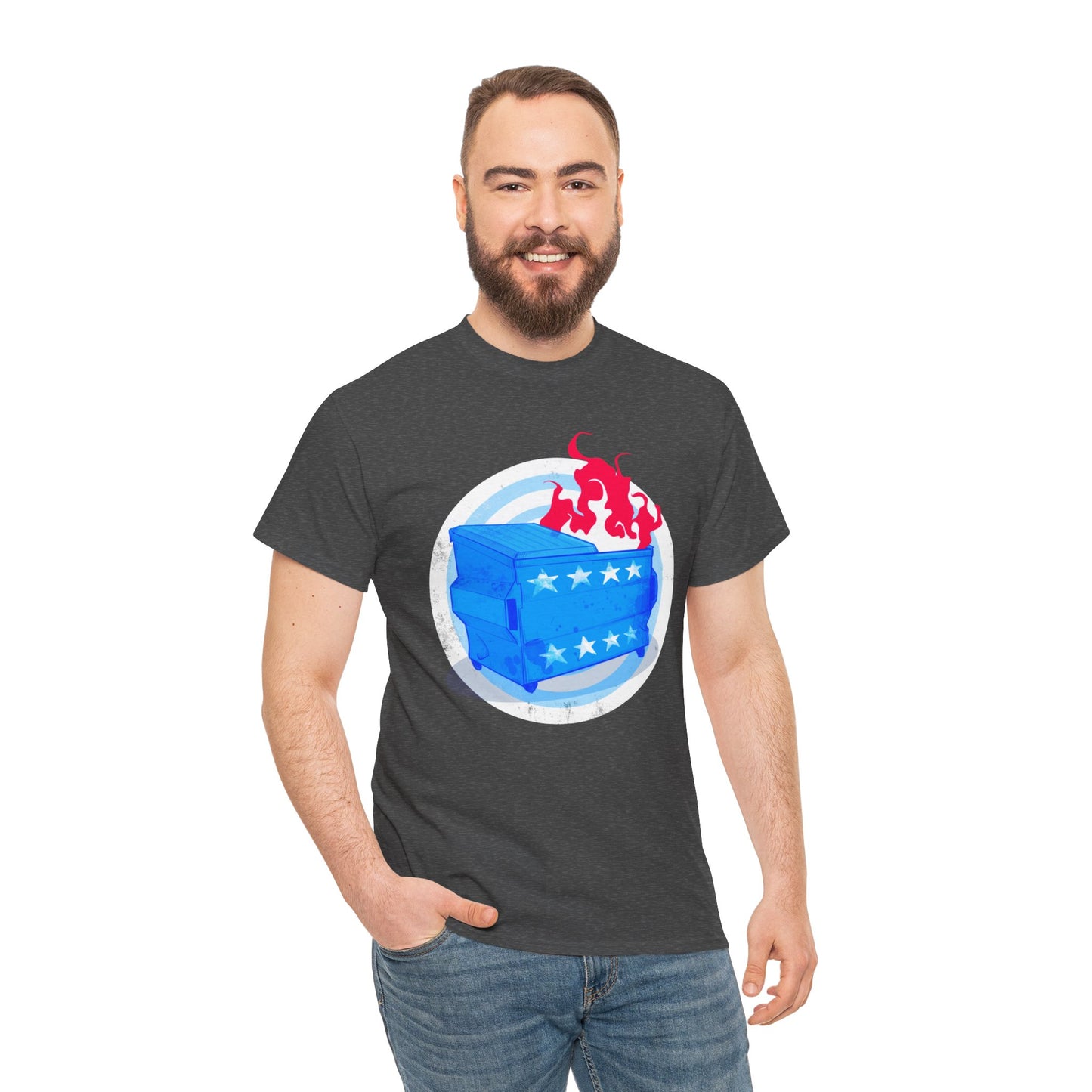 American Dumpster Firre Unisex Heavy Cotton Tee