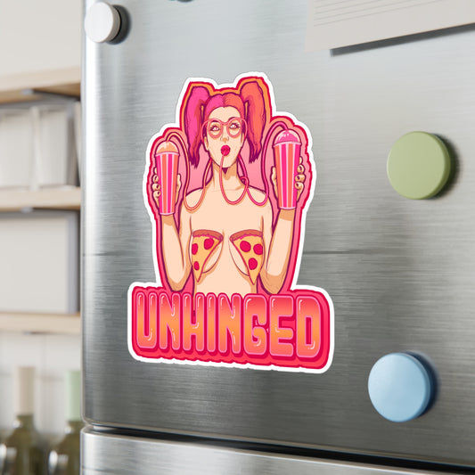 Unhinged Kiss-Cut Vinyl Decal