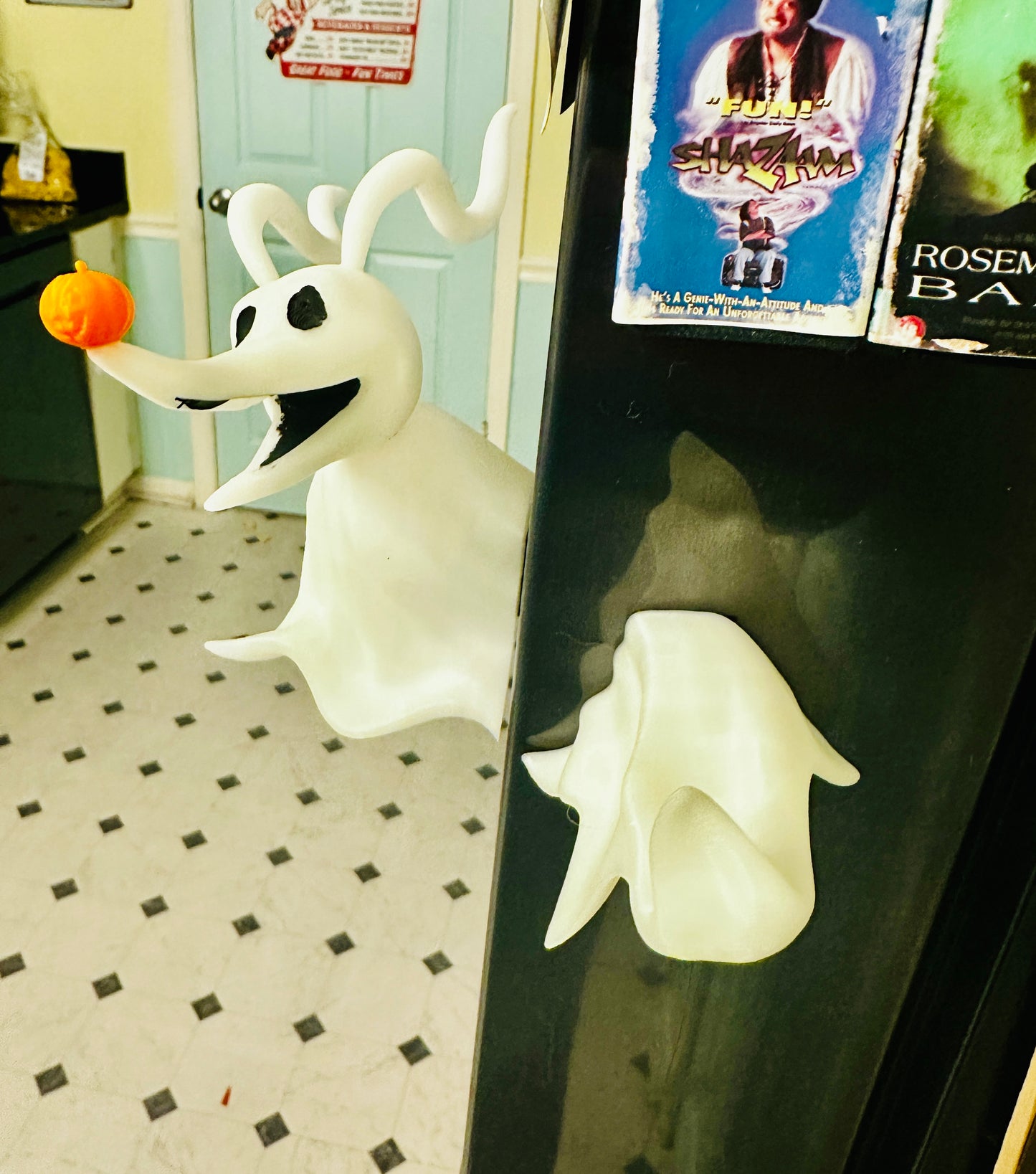 Halloween Ghost Dog 3D Print Fridge Magnet