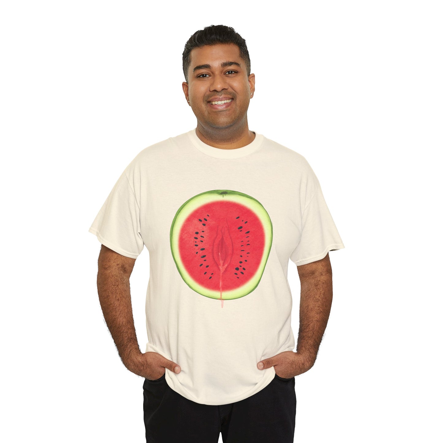 Juicy Watermelon Unisex Heavy Cotton Tee