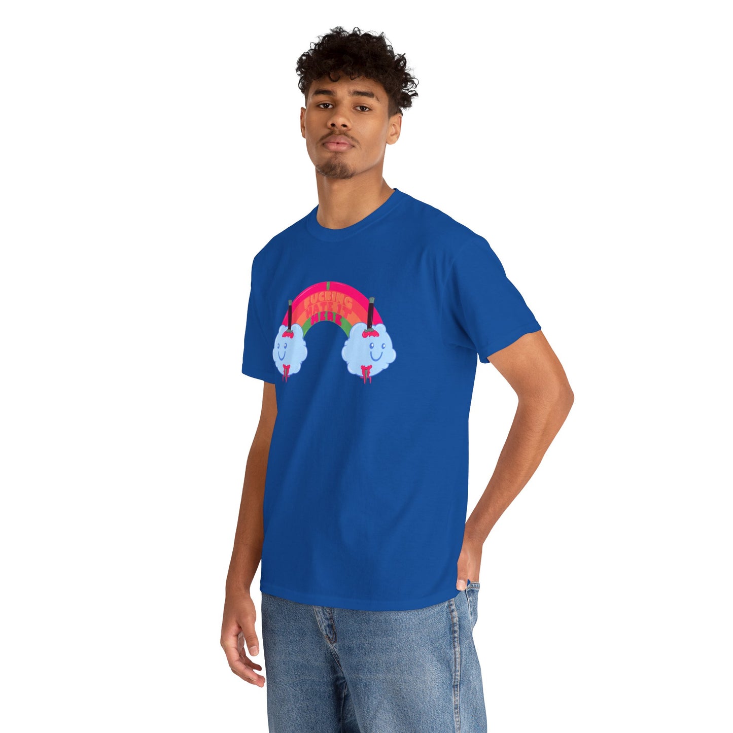 I Fucking Hate It Here Unisex Heavy Cotton Tee