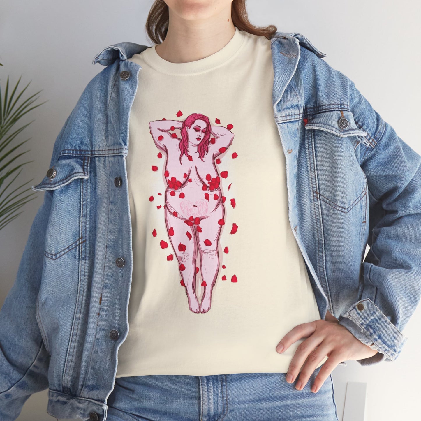 Stretch Heart Unisex Heavy Cotton Tee