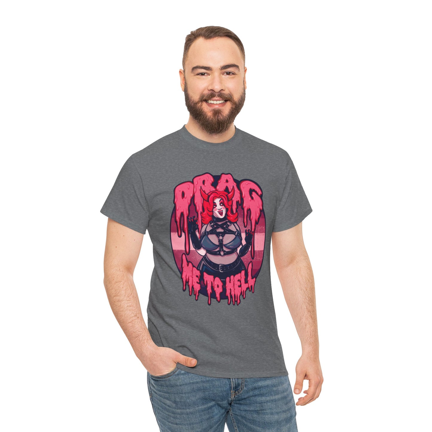 Drag Me To Hell Unisex Heavy Cotton Tee