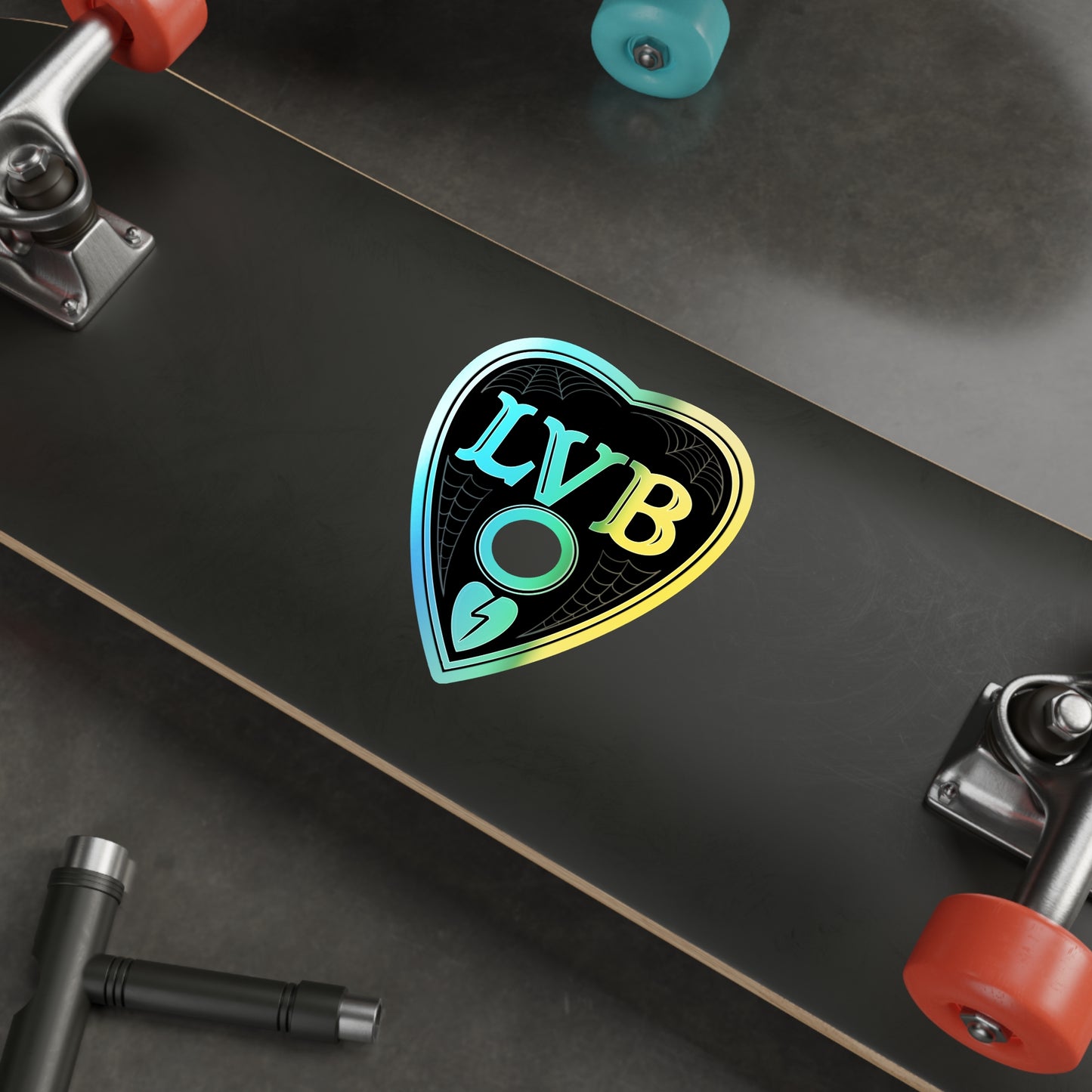 LVB Logo Planchette Holographic Die-cut Stickers