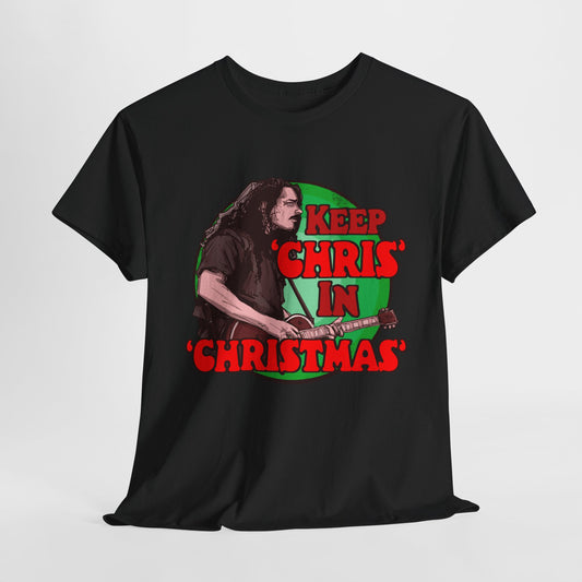 Keep Chris In Christmas Unisex Heavy Cotton Tee