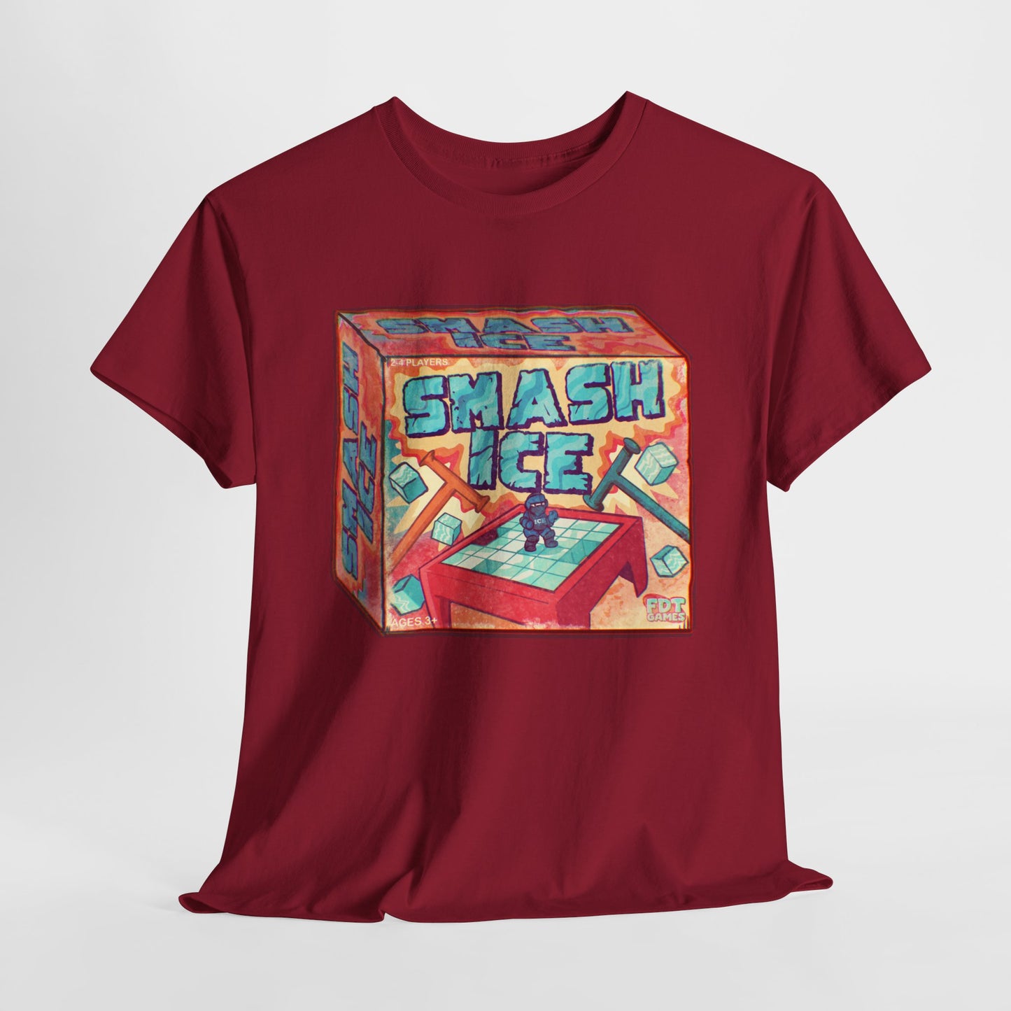 Smash Ice Game Unisex Heavy Cotton Tee