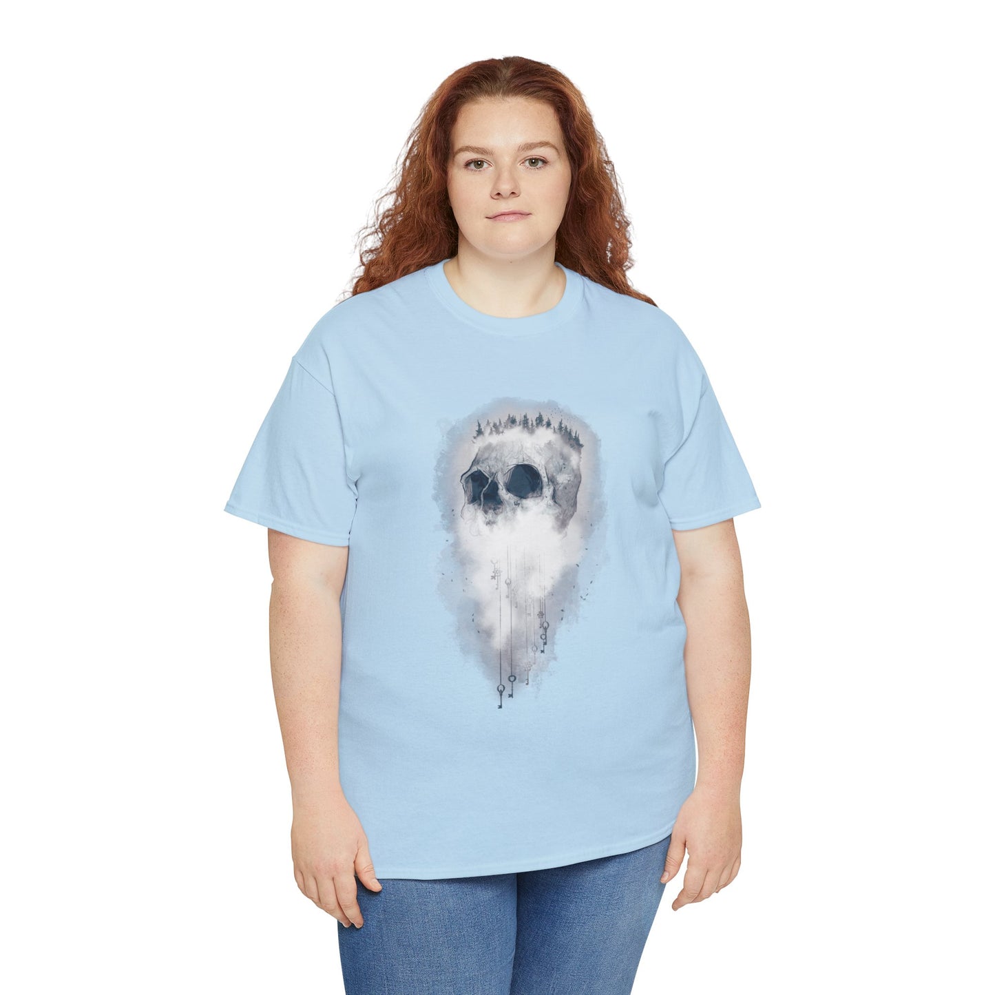 Elemental Skull Air Unisex Heavy Cotton Tee