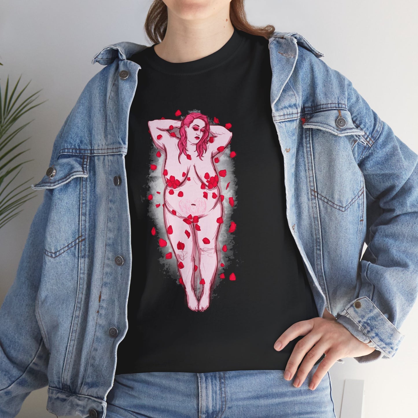 Stretch Heart Unisex Heavy Cotton Tee