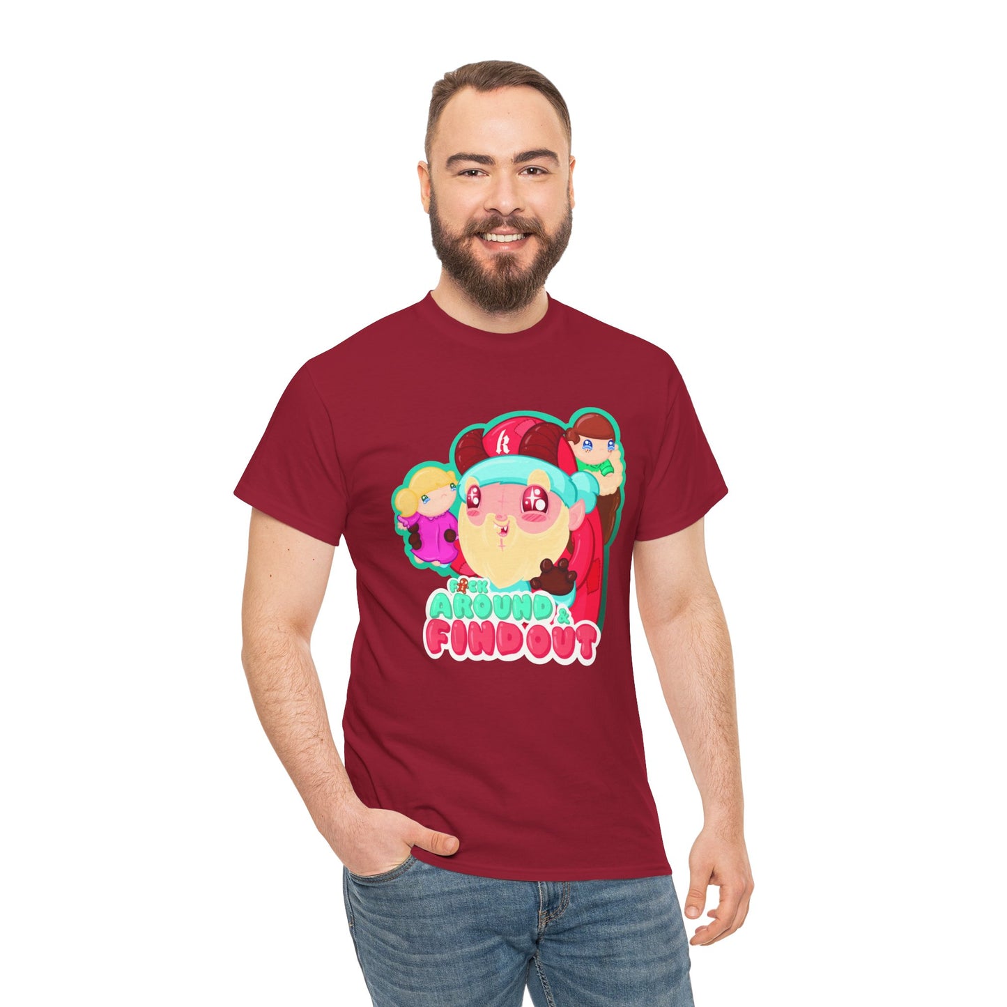 Krampus Is Coming To Town Unisex Heavy Cotton Tee