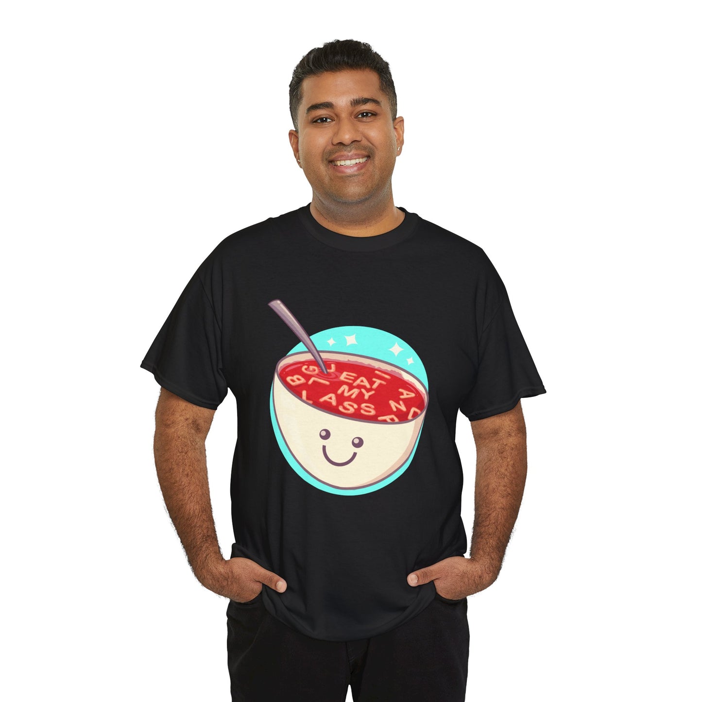 Alphabet Soup Unisex Heavy Cotton Tee