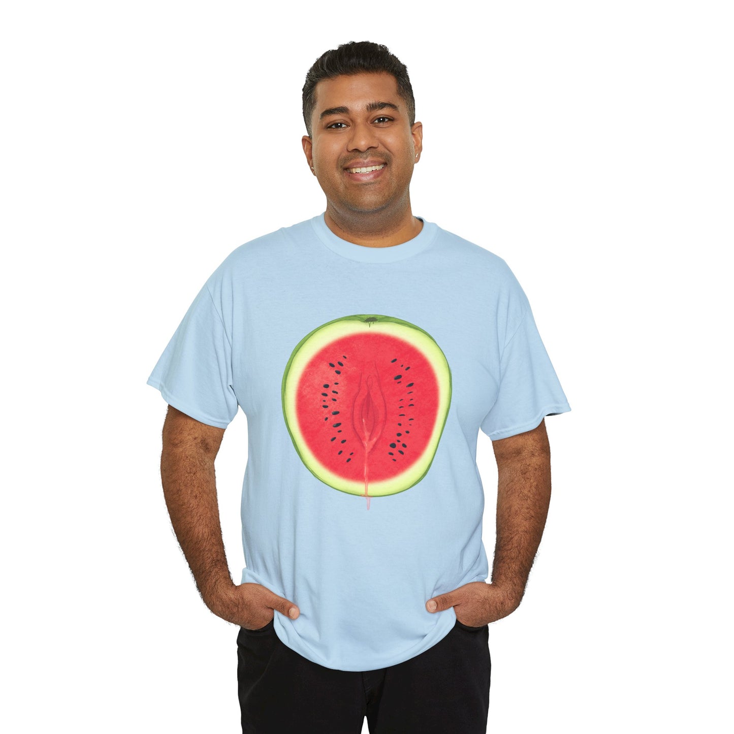 Juicy Watermelon Unisex Heavy Cotton Tee