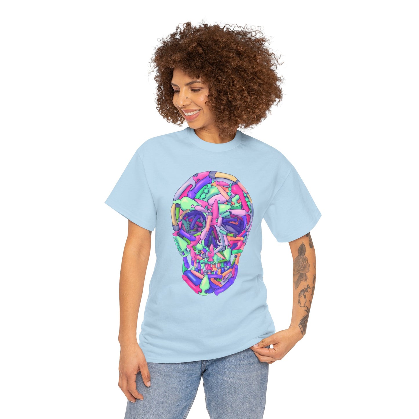 Sex Toy Skull Unisex Heavy Cotton Tee