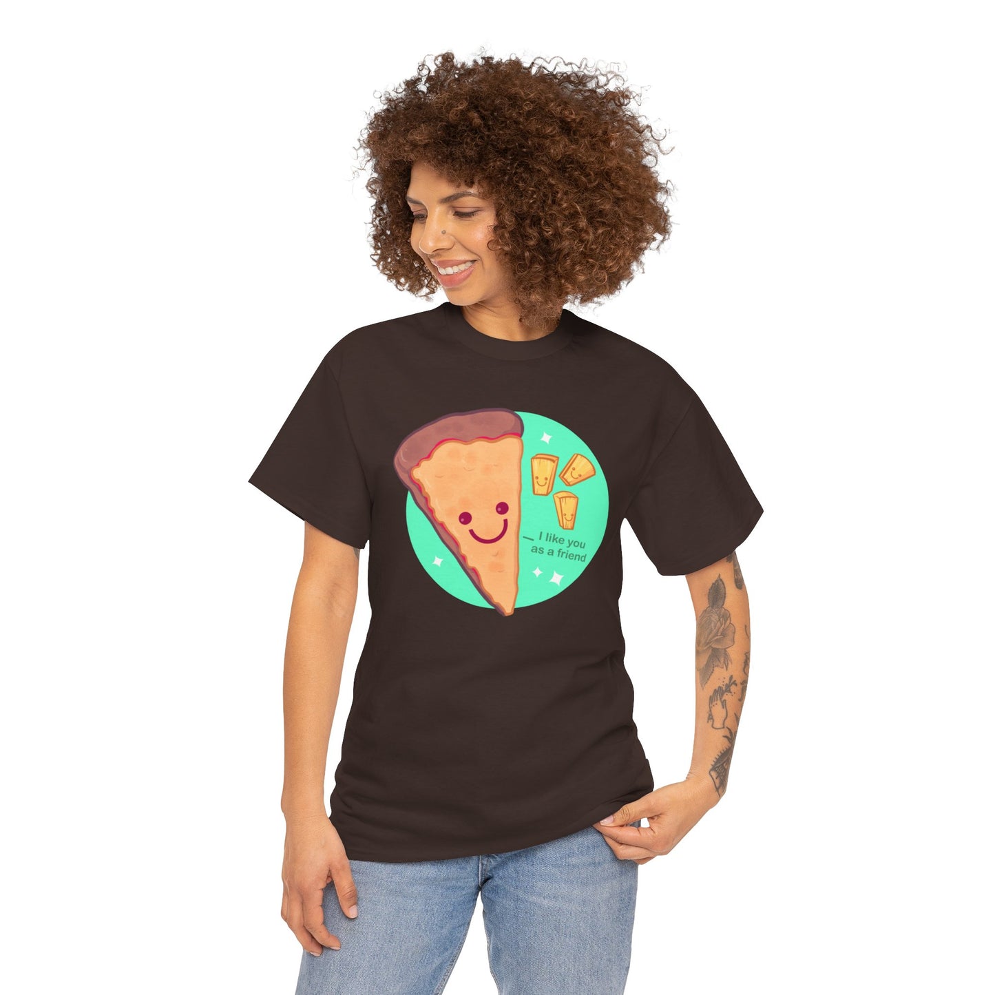 Just Friends Unisex Heavy Cotton Tee