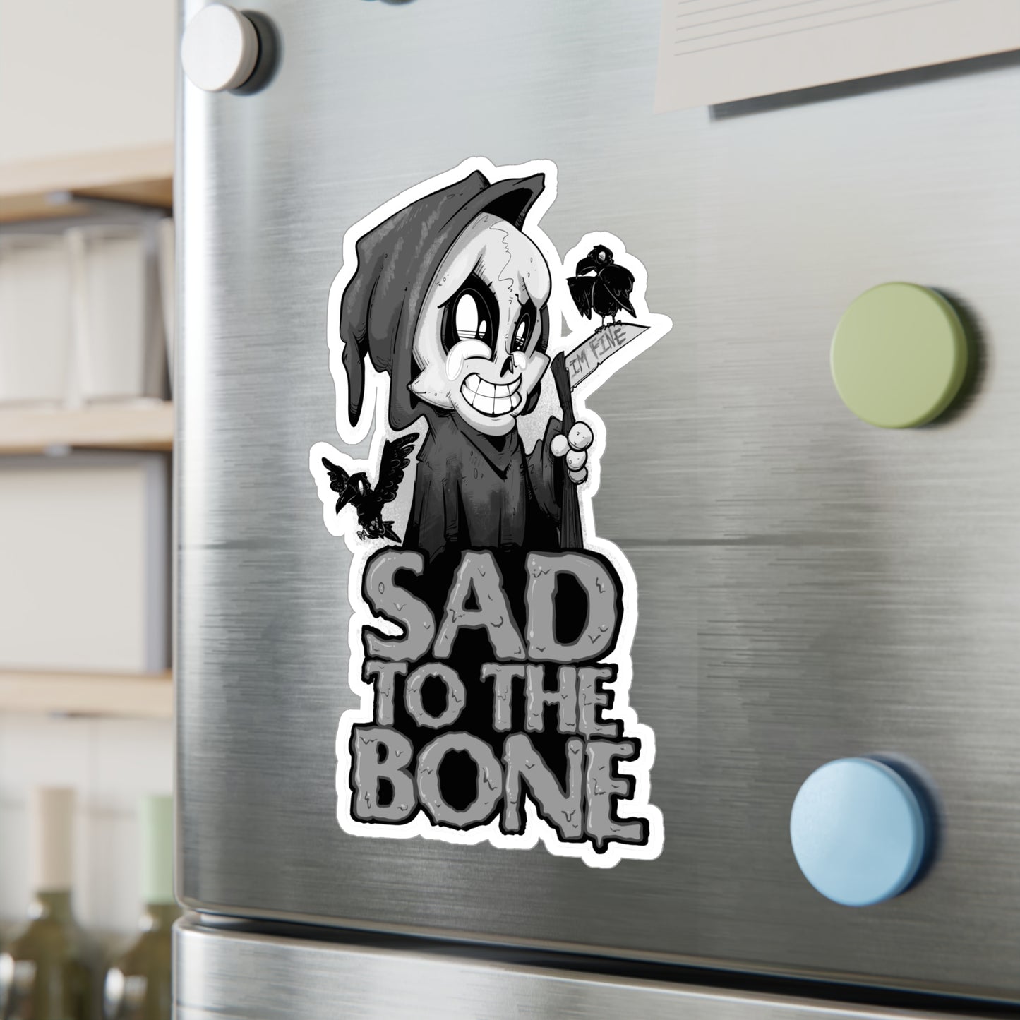 Sad To The Bone II Kiss-Cut Vinyl Decal