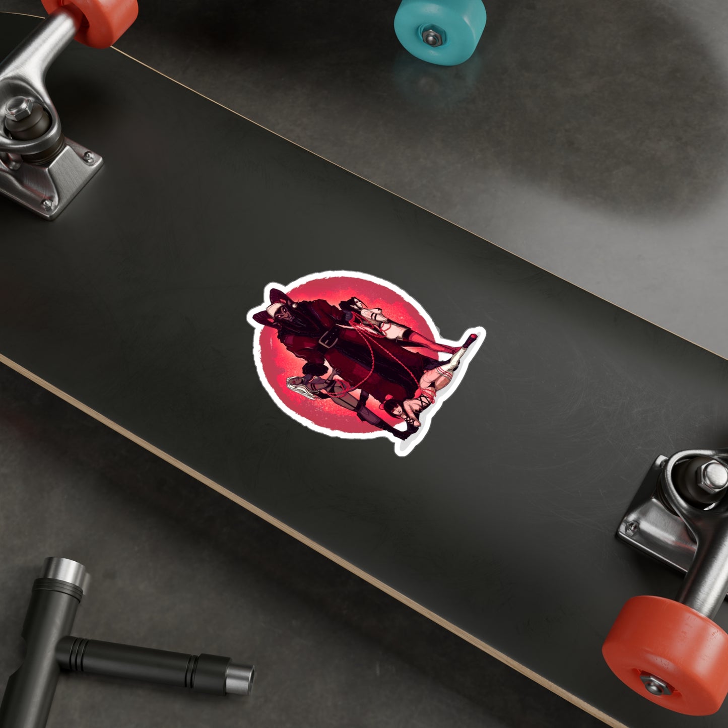 Krampus Daddy Kiss-Cut Vinyl Decal