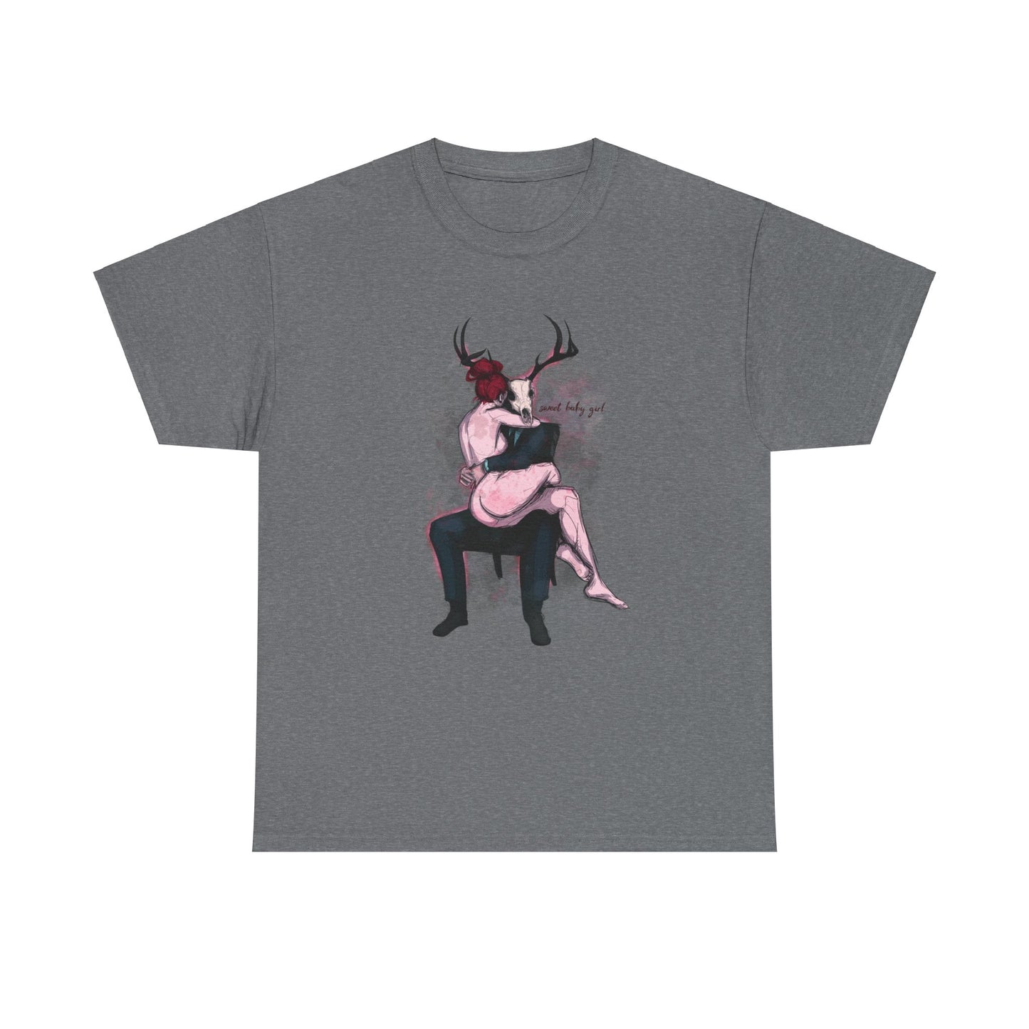 Deer Daddy Series 3: Sweet Baby Girl Unisex Heavy Cotton Tee