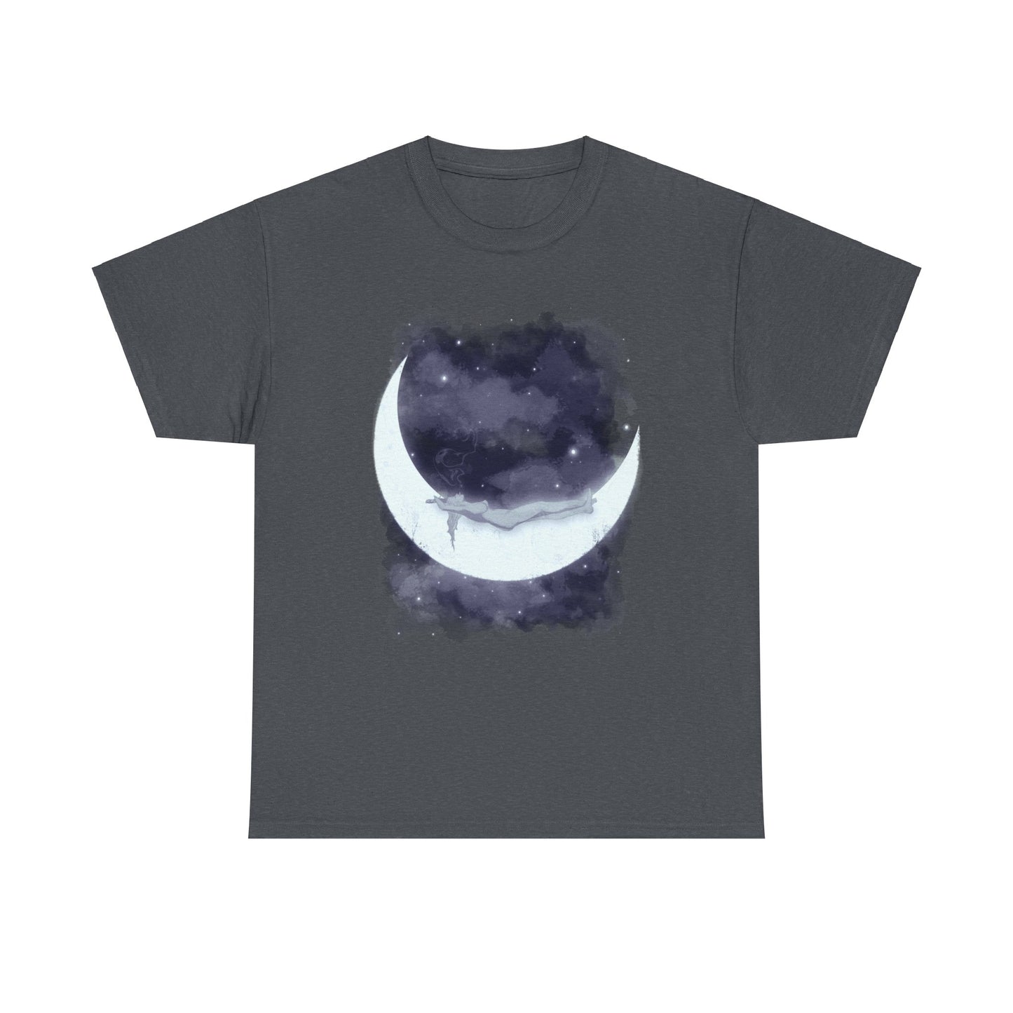 The Girl Who Loved The Moon Unisex Heavy Cotton Tee