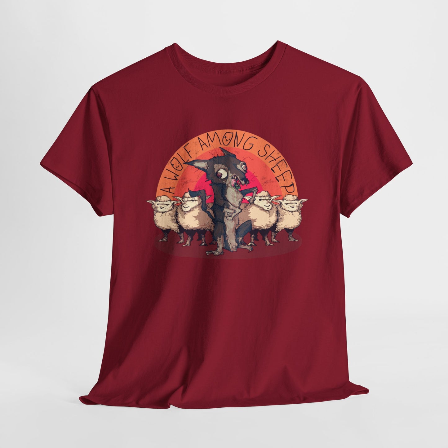A Wolf Among Sheep Unisex Heavy Cotton Tee