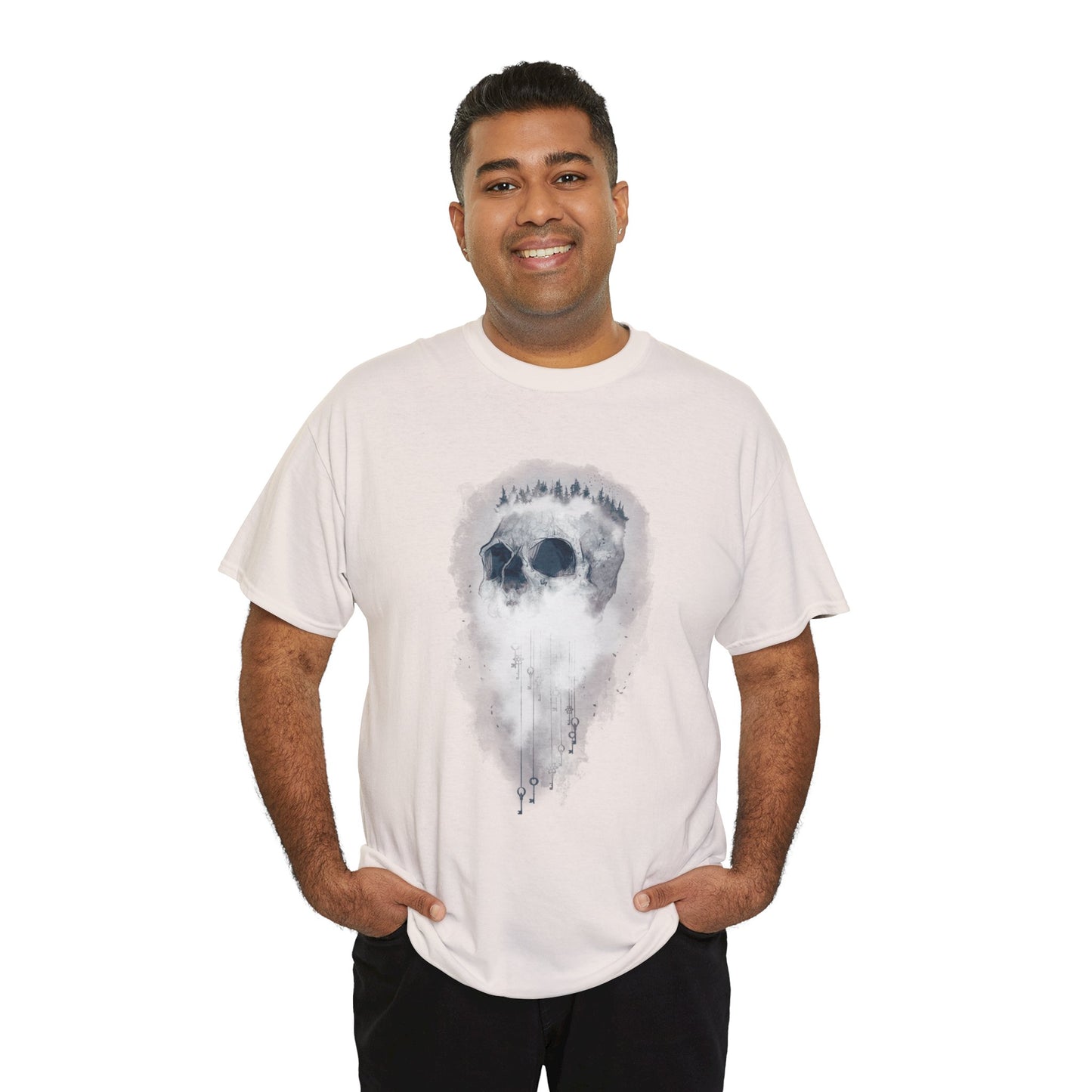 Elemental Skull Air Unisex Heavy Cotton Tee