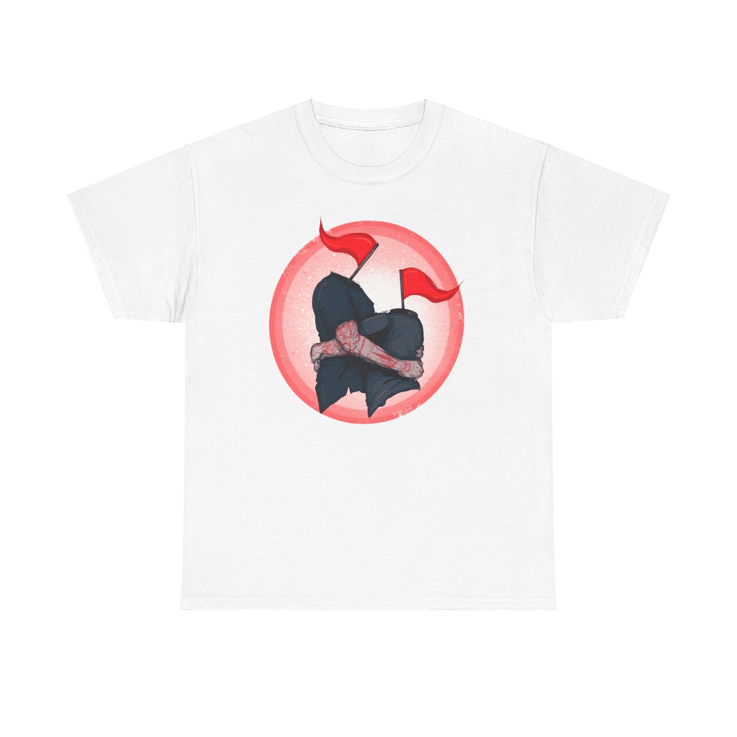 Red Flags Unisex Heavy Cotton Tee