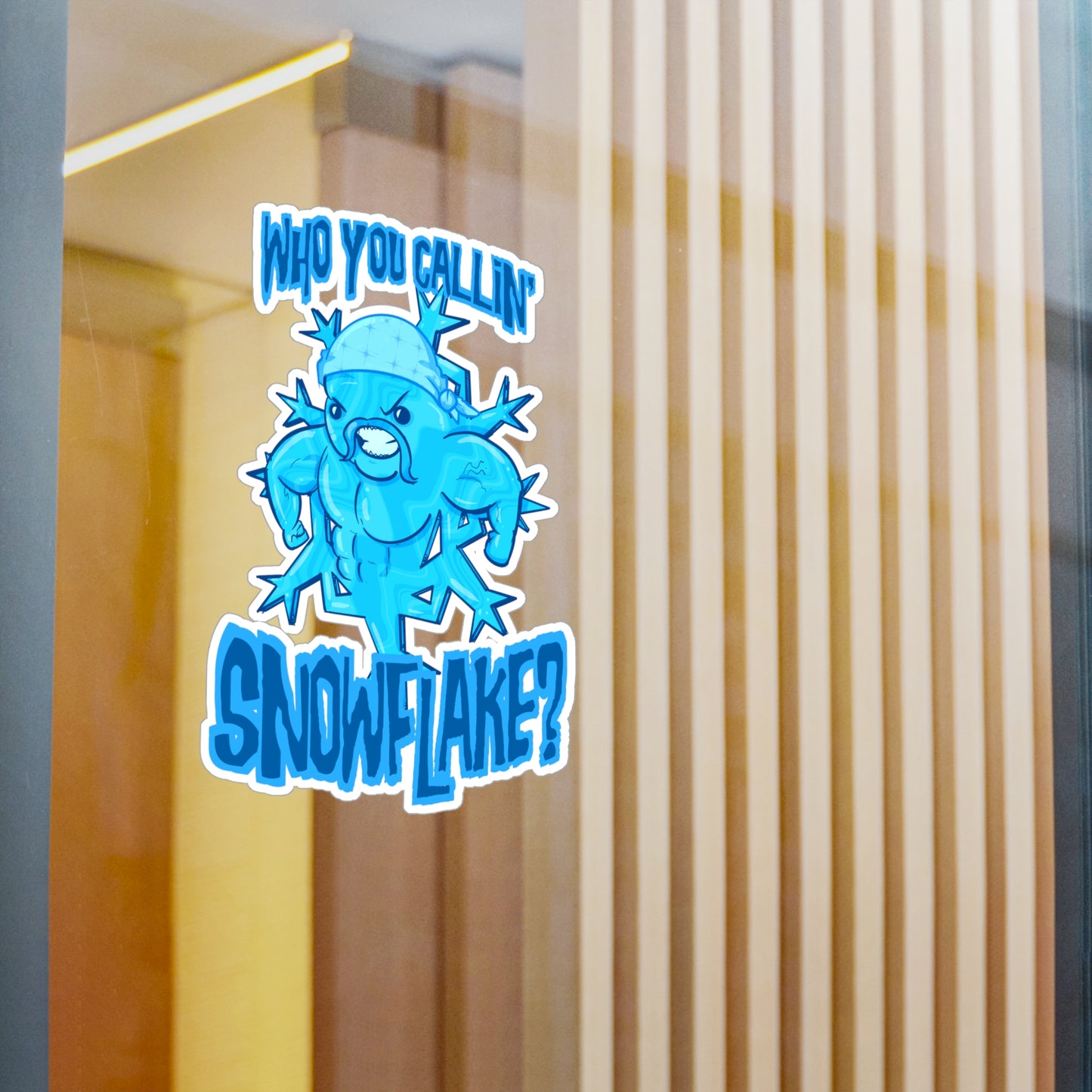 Snowflake Kiss-Cut Vinyl Decal