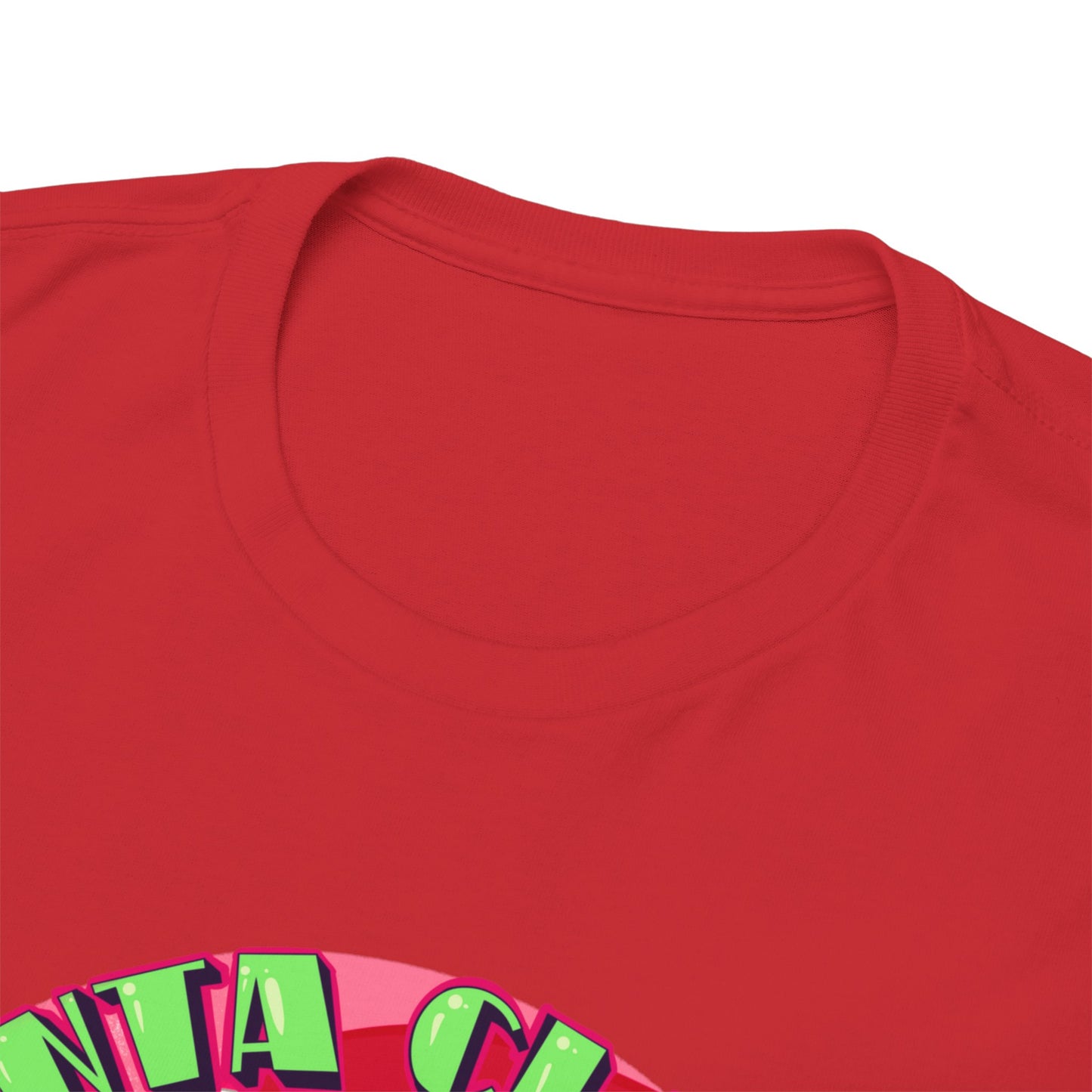 Santa Is Cumming Unisex Heavy Cotton Tee