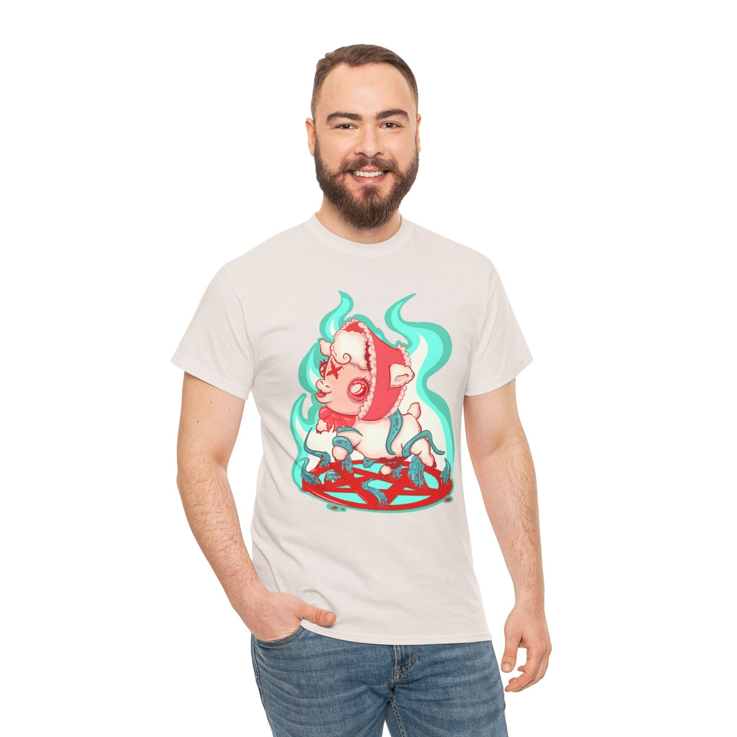 Sacrificial Lamb Unisex Heavy Cotton Tee