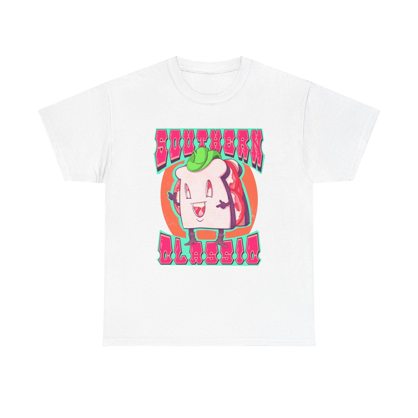 Tomato Sandwich Unisex Heavy Cotton Tee